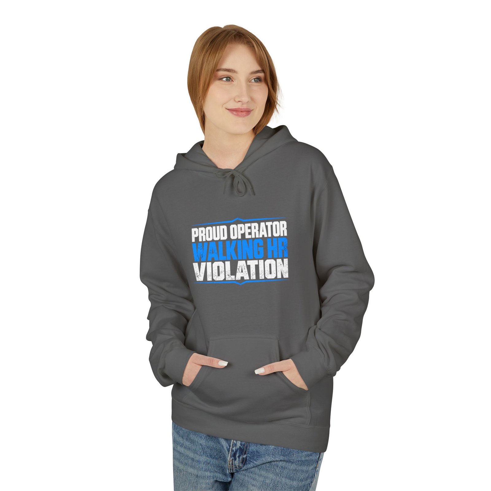 Proud Operator — Walking HR Violation Hoodie - Image 11