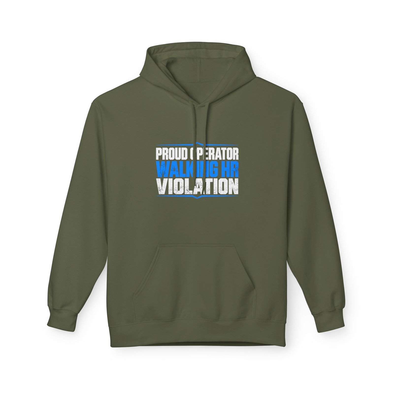 Proud Operator — Walking HR Violation Hoodie - Image 5
