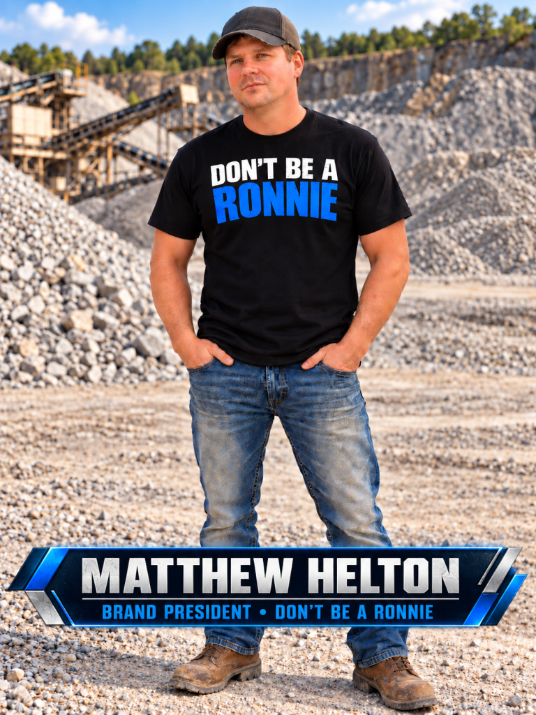 Matt Helton, President of Don't Be a Ronnie
