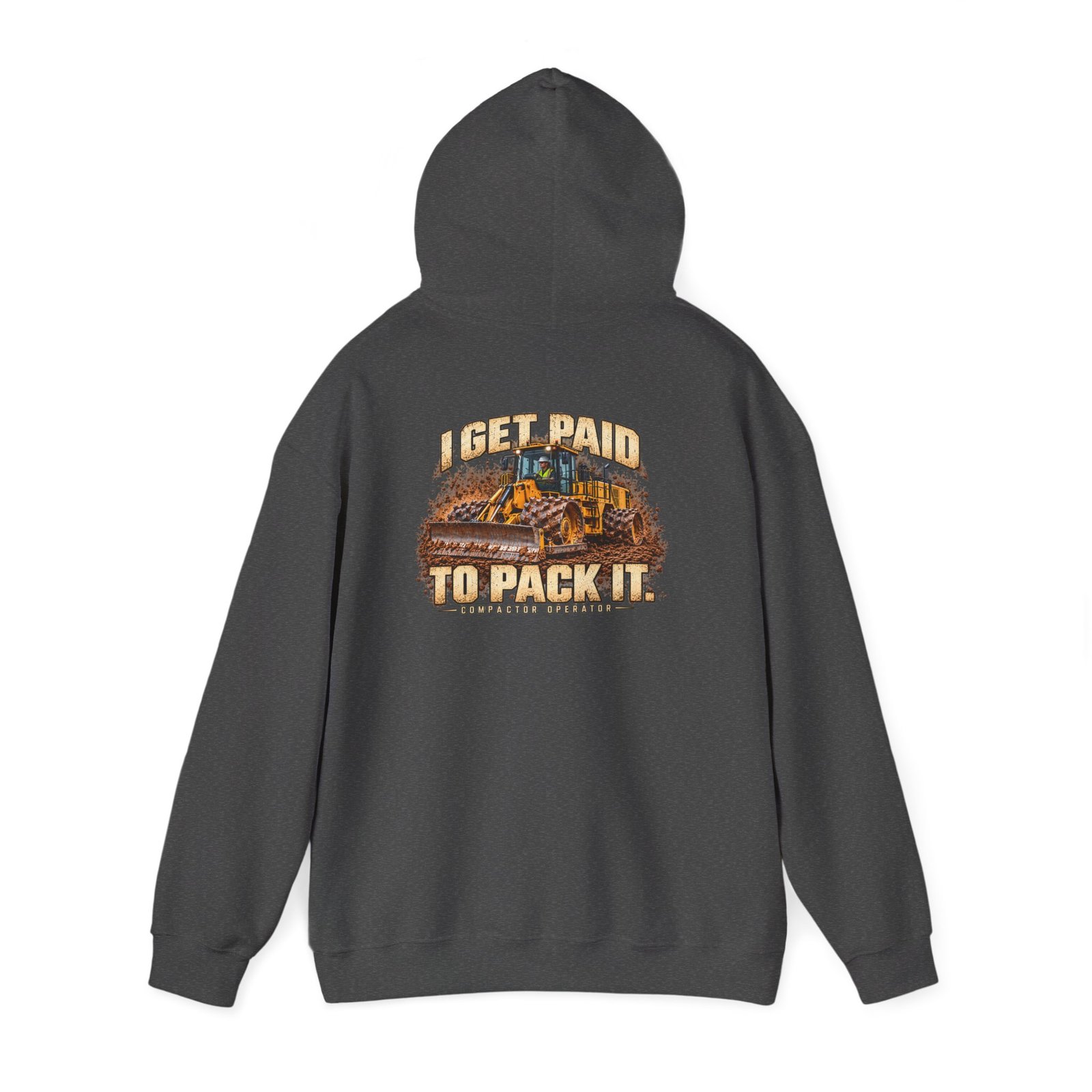 I Get Paid to Pack It — Male Compactor Operator Hoodie | Don’t Be a Ronnie - Image 7