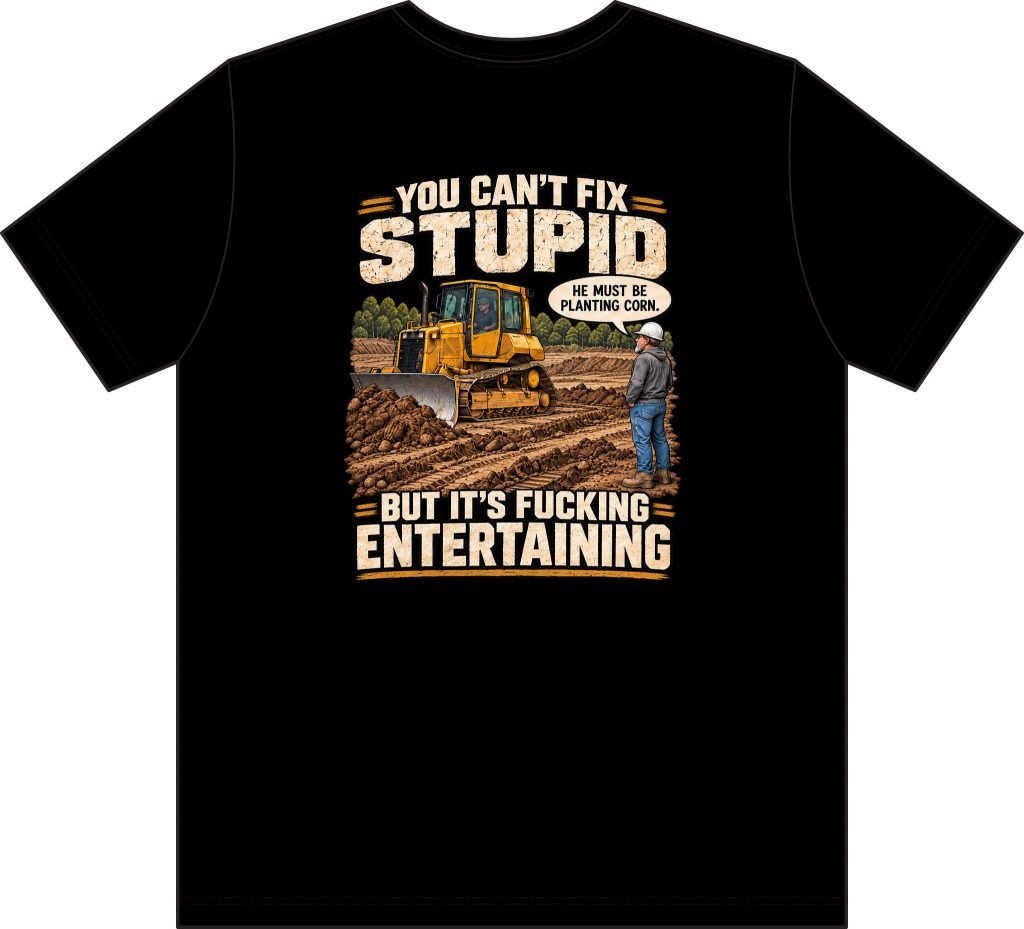 You Can't Fix Stupid — Don't Be a Ronnie Pocket Work T-Shirt