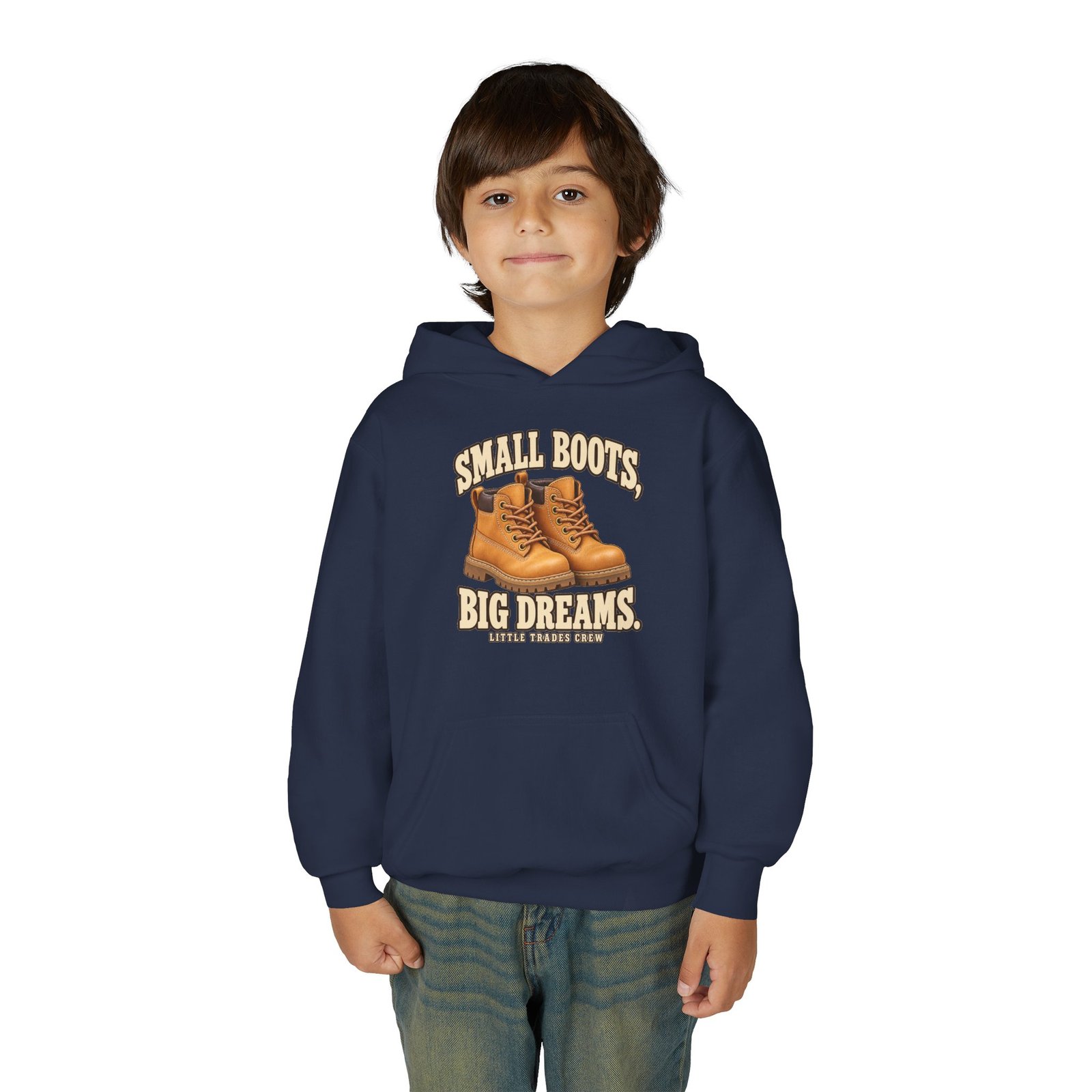Small Boots, Big Dreams — Little Trades Crew Youth Hoodie - Image 7
