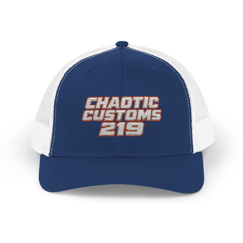 Chaotic Customs 219 — Embroidered Snapback Trucker Hat