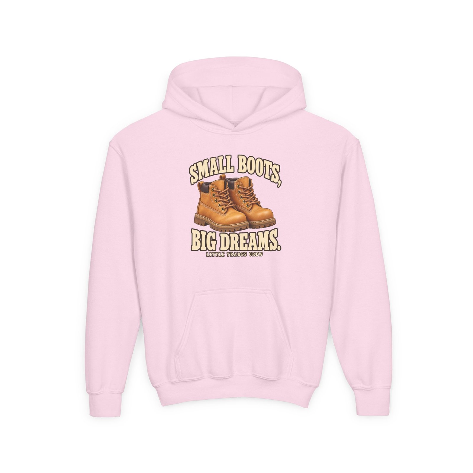 Small Boots, Big Dreams — Little Trades Crew Youth Hoodie - Image 9