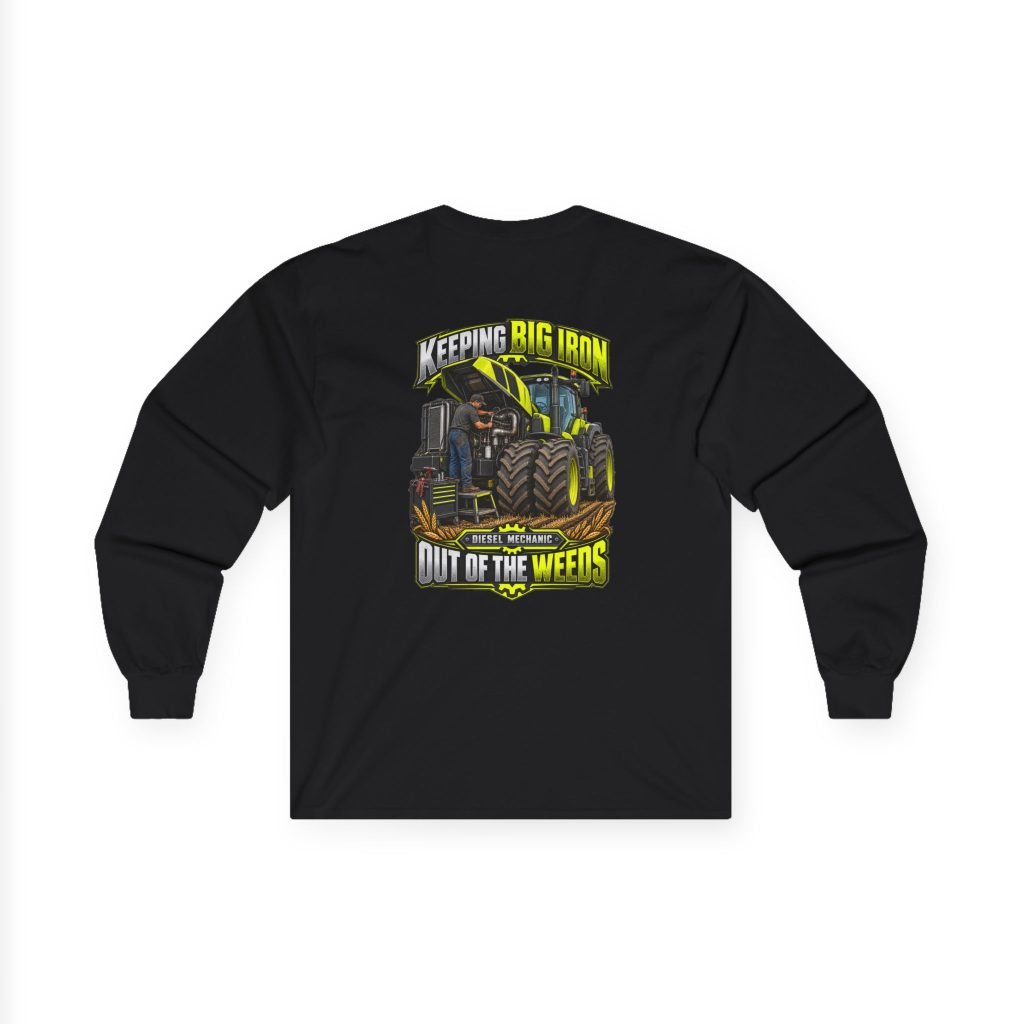 Keeping Big Iron Out of the Weeds | Diesel Mechanic Long-Sleeve Shirt — Don’t Be a Ronnie
