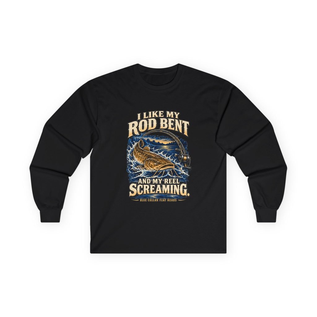 Blue Collar Flat Heads — Rod Bent, Reel Screaming Long Sleeve