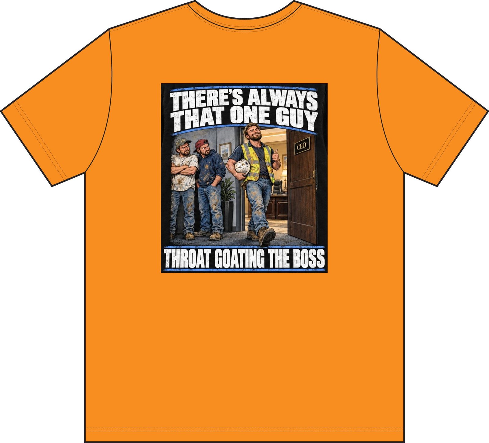 There’s Always That One Guy — Don’t Be a Ronnie Pocket Work T-Shirt - Image 2