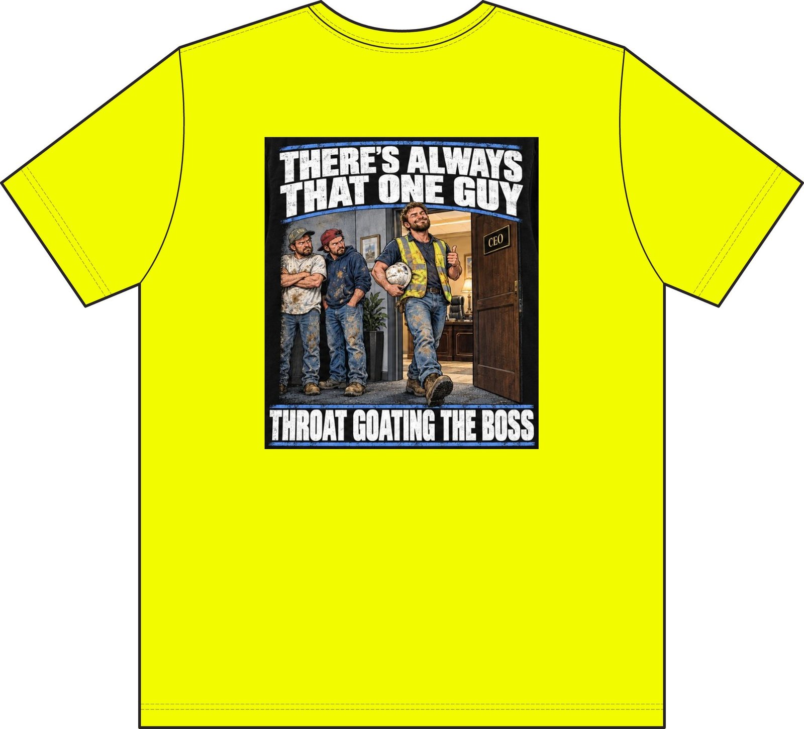 There’s Always That One Guy — Don’t Be a Ronnie Pocket Work T-Shirt - Image 3