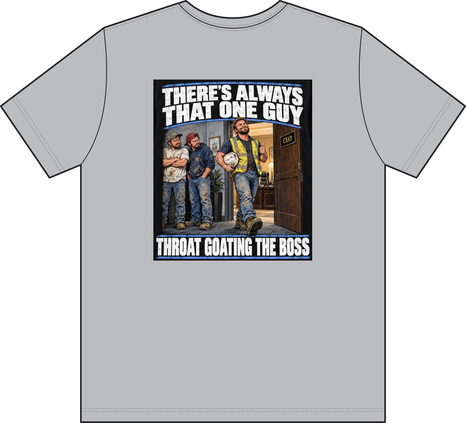 There’s Always That One Guy — Don’t Be a Ronnie Pocket Work T-Shirt - Image 4