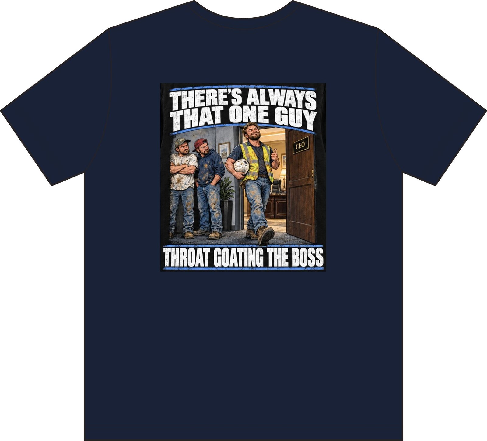 There’s Always That One Guy — Don’t Be a Ronnie Pocket Work T-Shirt - Image 5