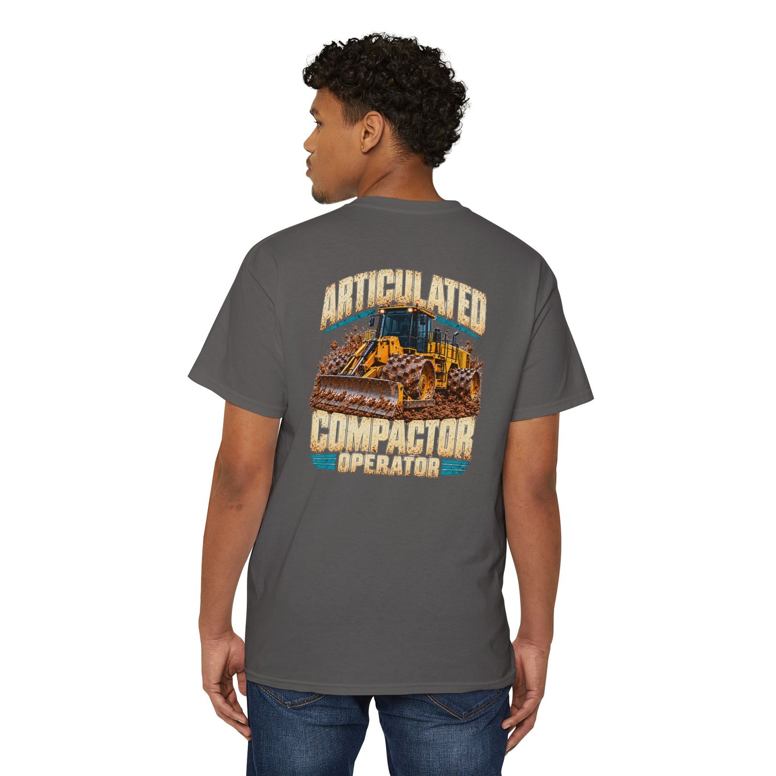 Articulated Compactor Operator Pocket Tee | Don’t Be a Ronnie - Image 12