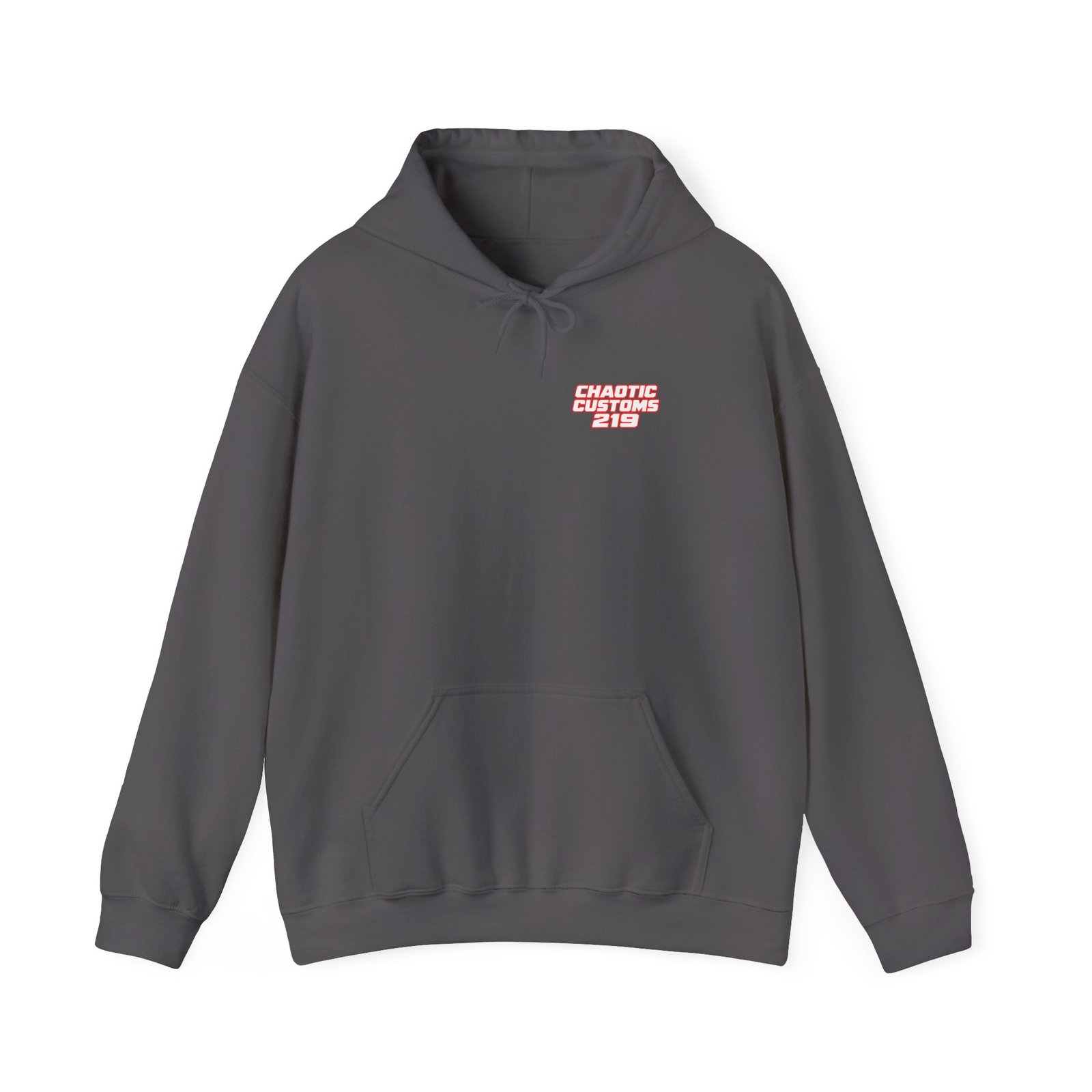 Chaotic Customs 219 — Blue Collar Built. Chaos Driven. Hoodie - Image 6