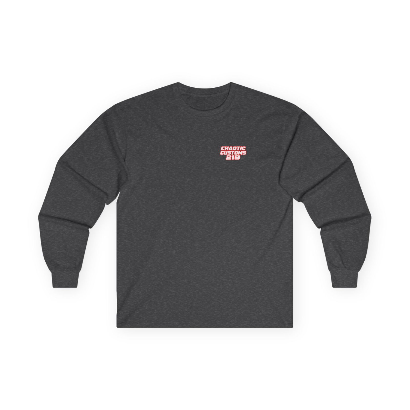 Chaotic Customs 219 — Blue Collar Built. Chaos Driven. Long Sleeve - Image 6