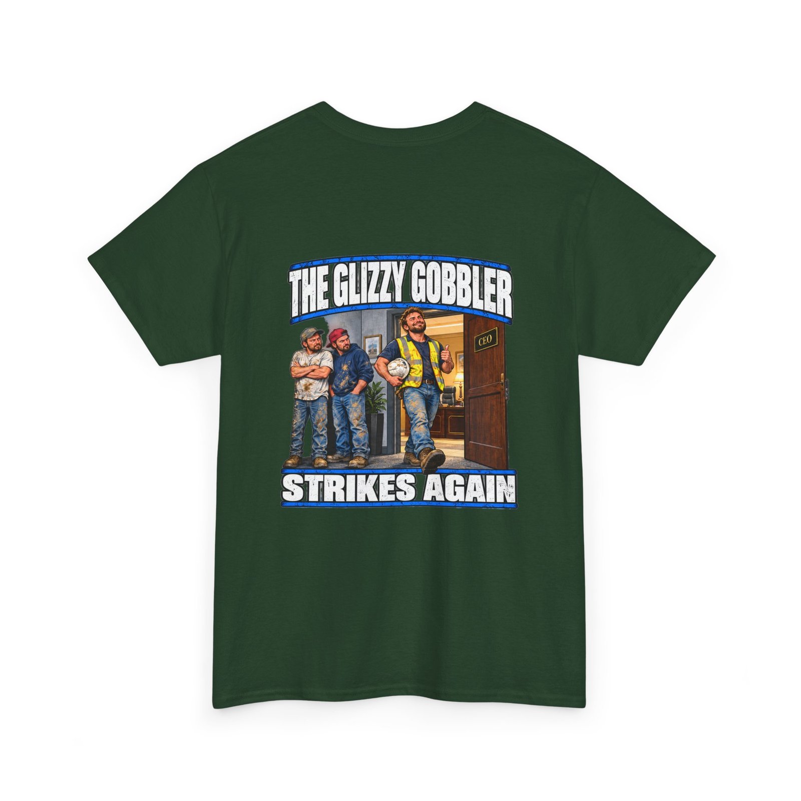 The Glizzy Gobbler Strikes Again — Don’t Be a Ronnie Construction T-Shirt - Image 3