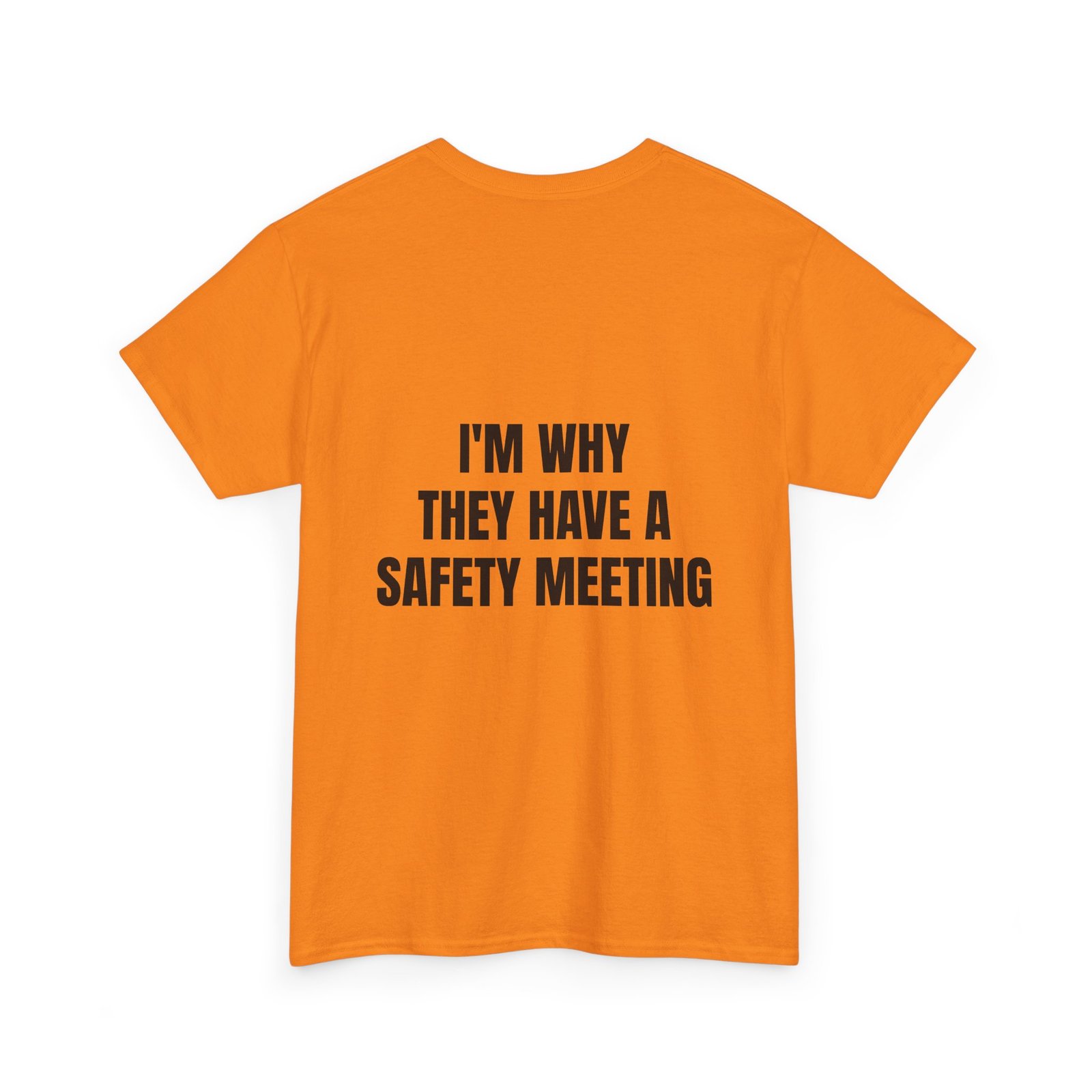I'm Why They Have a Safety Meeting — Don’t Be a Ronnie Safety-Color T-Shirt
