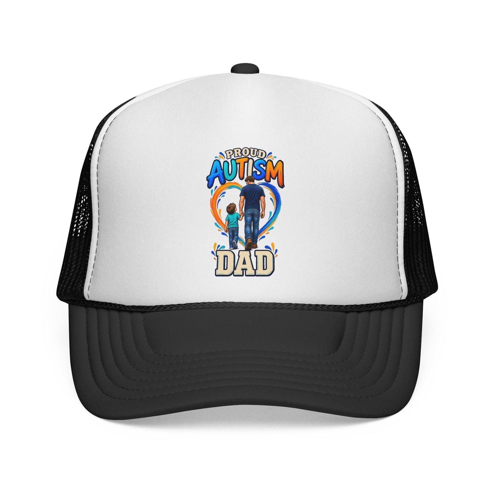 Proud Autism Dad Trucker Hat — Family Pride