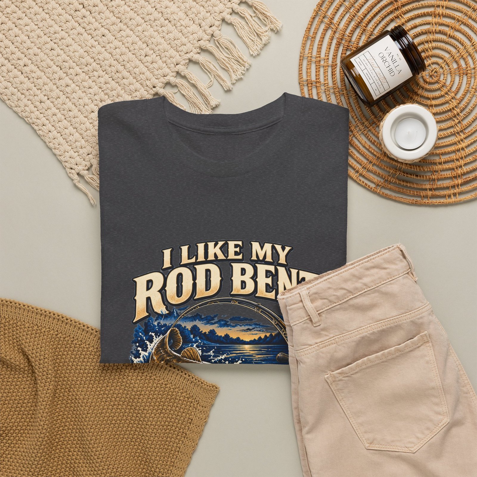 Blue Collar Flat Heads — Rod Bent, Reel Screaming T-Shirt - Image 12