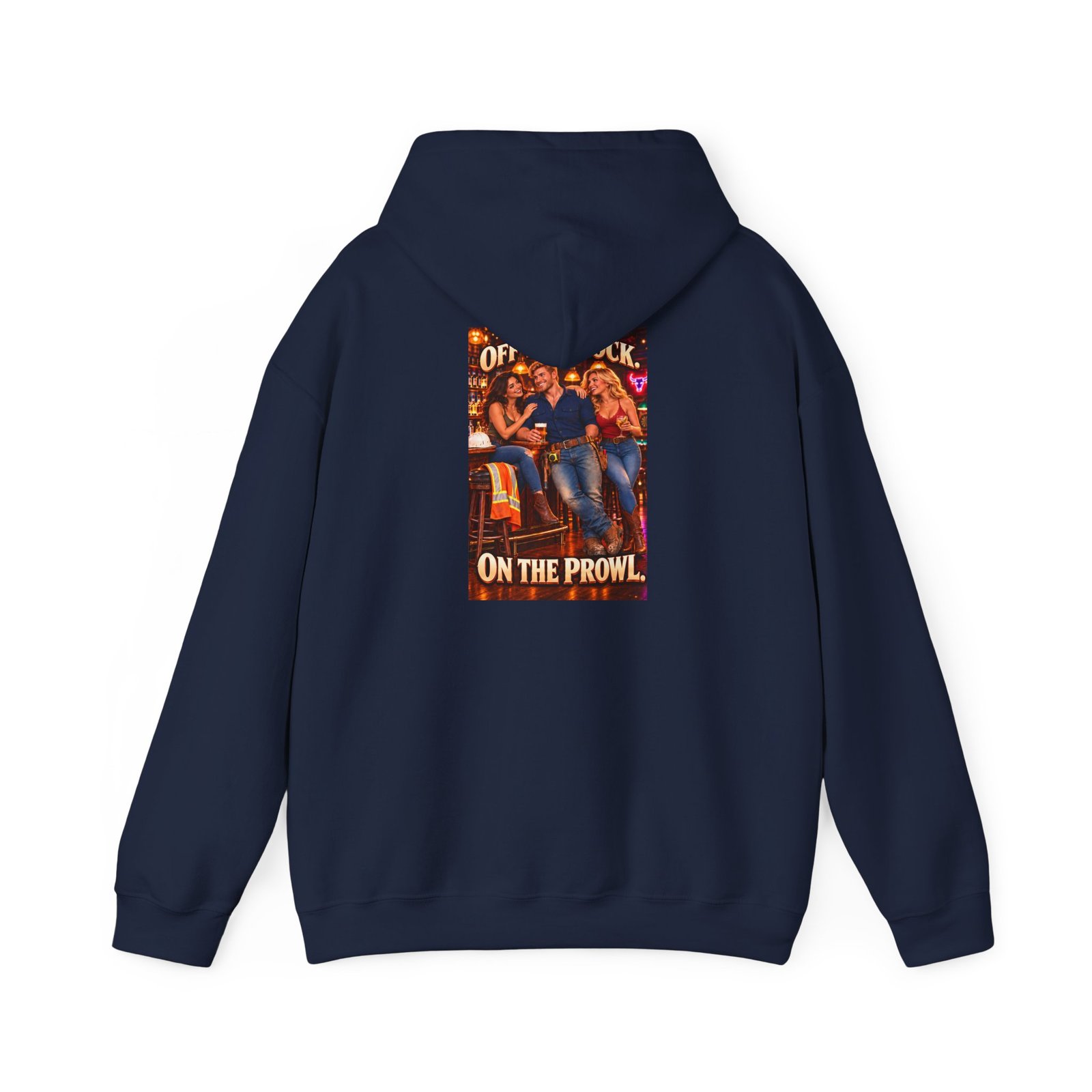 Off the Clock. On the Prowl. — Blue-Collar Hoodie | Don’t Be a Ronnie - Image 13