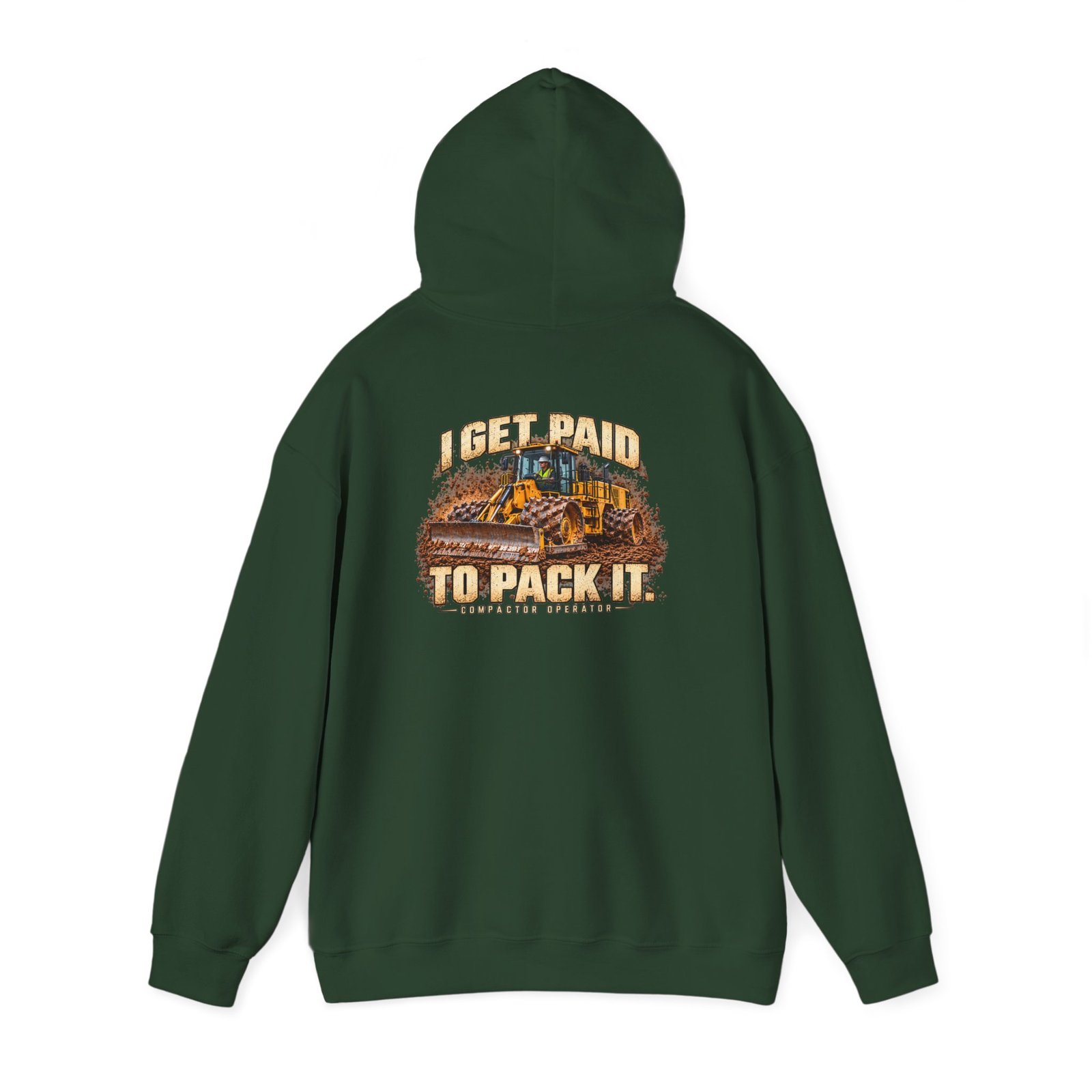 I Get Paid to Pack It — Male Compactor Operator Hoodie | Don’t Be a Ronnie - Image 5