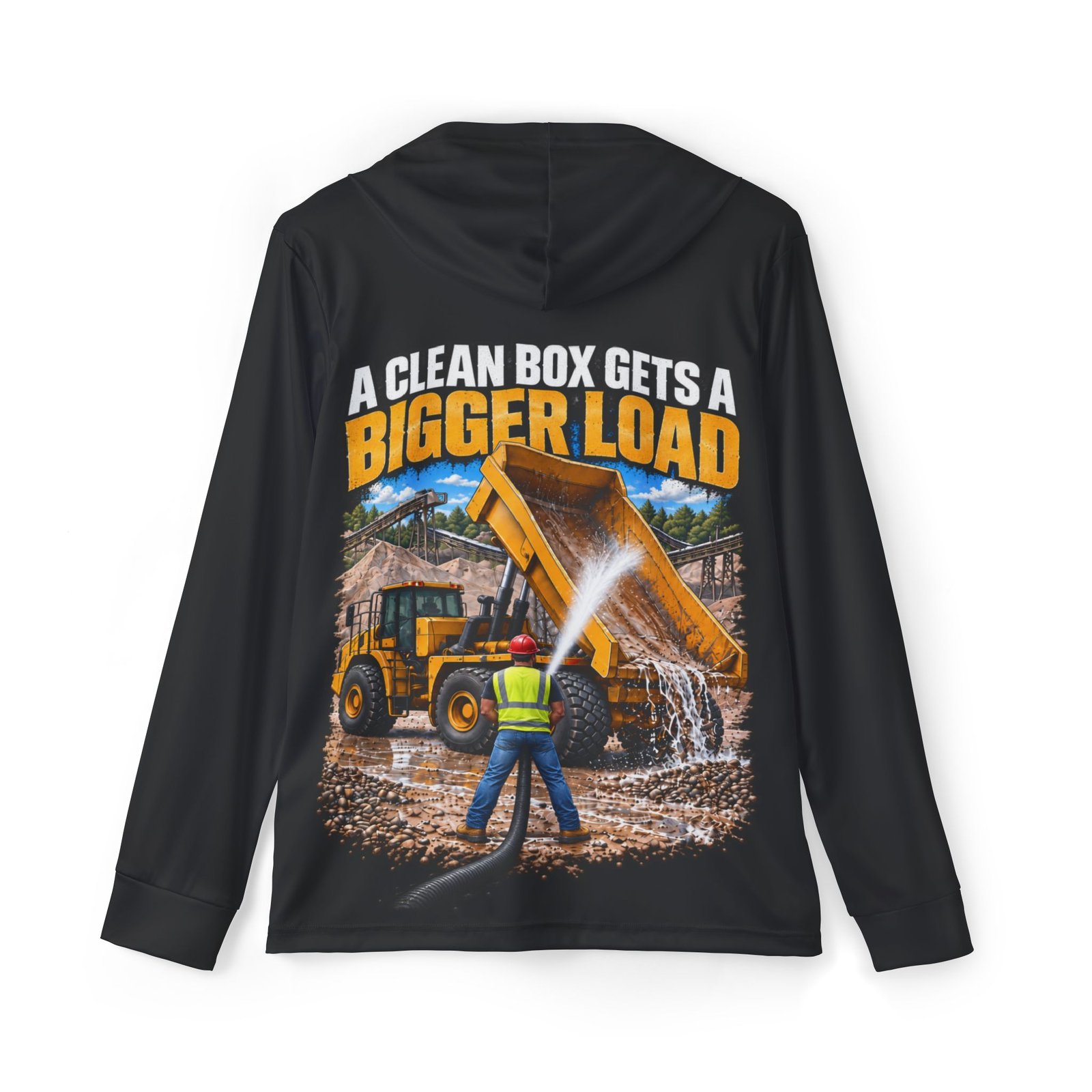 A Clean Box Gets a Bigger Load — Black Sports AOP Full-Back Hoodie | Don’t Be a Ronnie