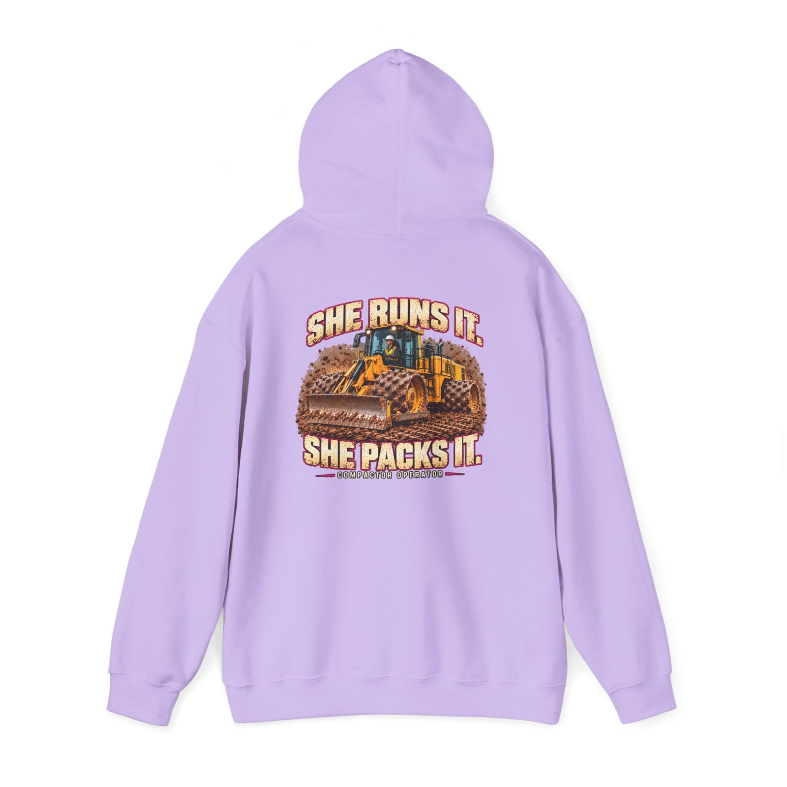 She Runs It. She Packs It. — Woman Compactor Operator Hoodie | Don’t Be a Ronnie - Image 11
