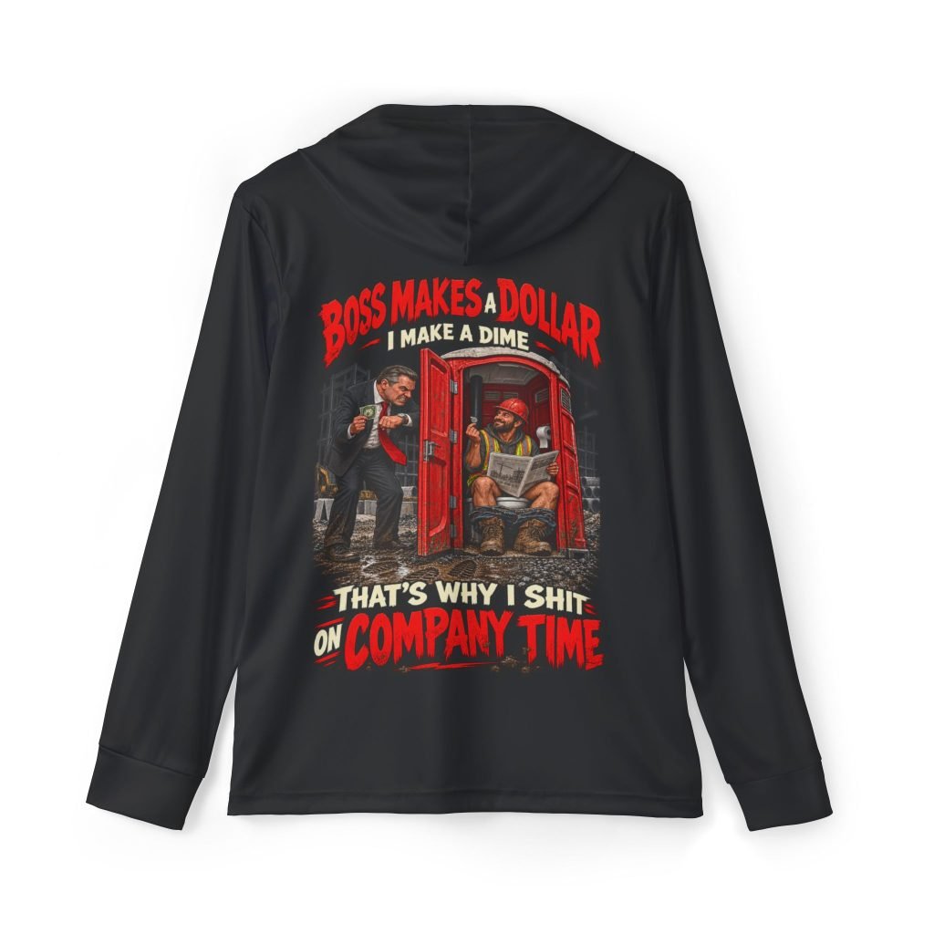 Boss Makes a Dollar — Black Sports AOP Full-Back Hoodie | Don’t Be a Ronnie