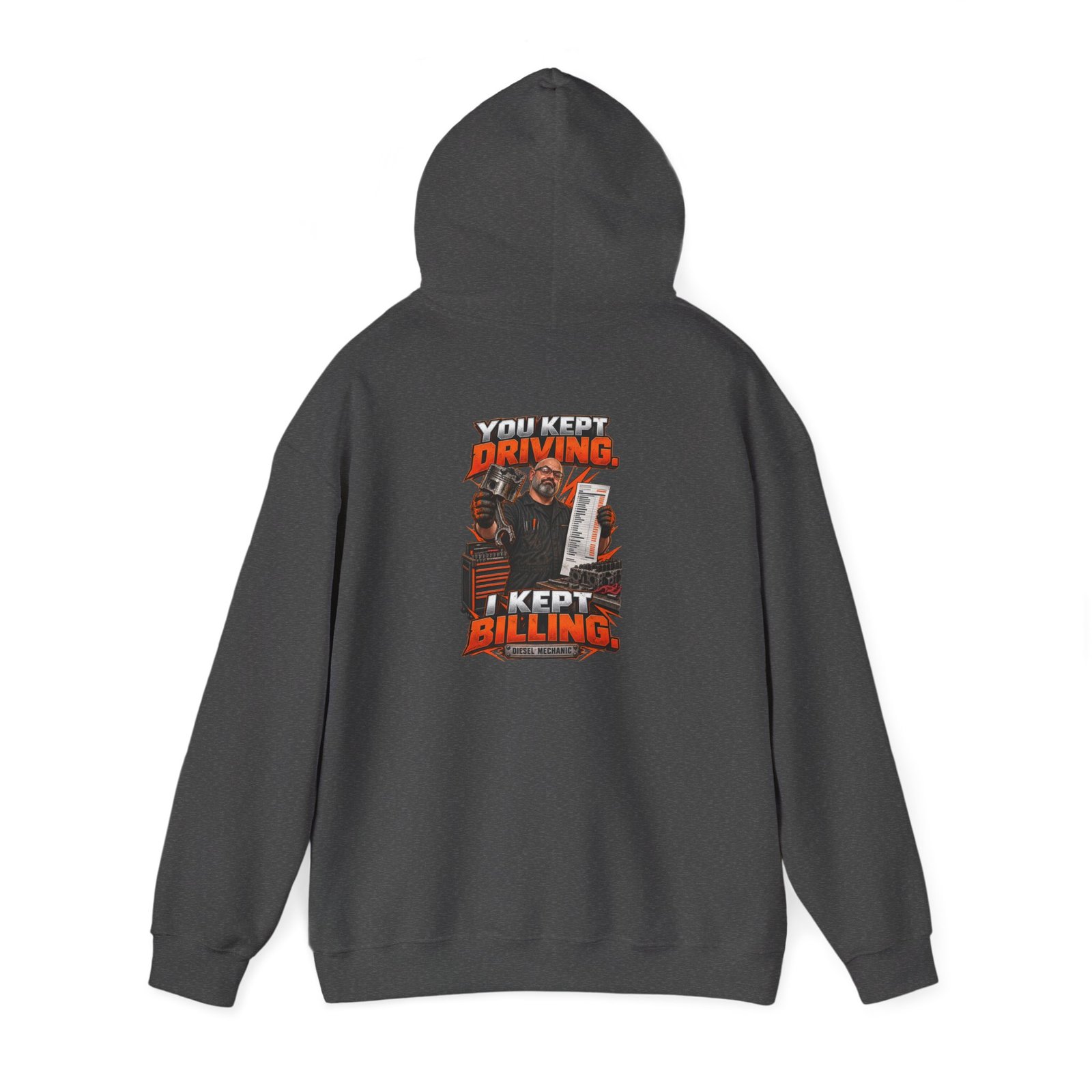 You Kept Driving. I Kept Billing. | Diesel Mechanic Hoodie — Don’t Be a Ronnie - Image 7