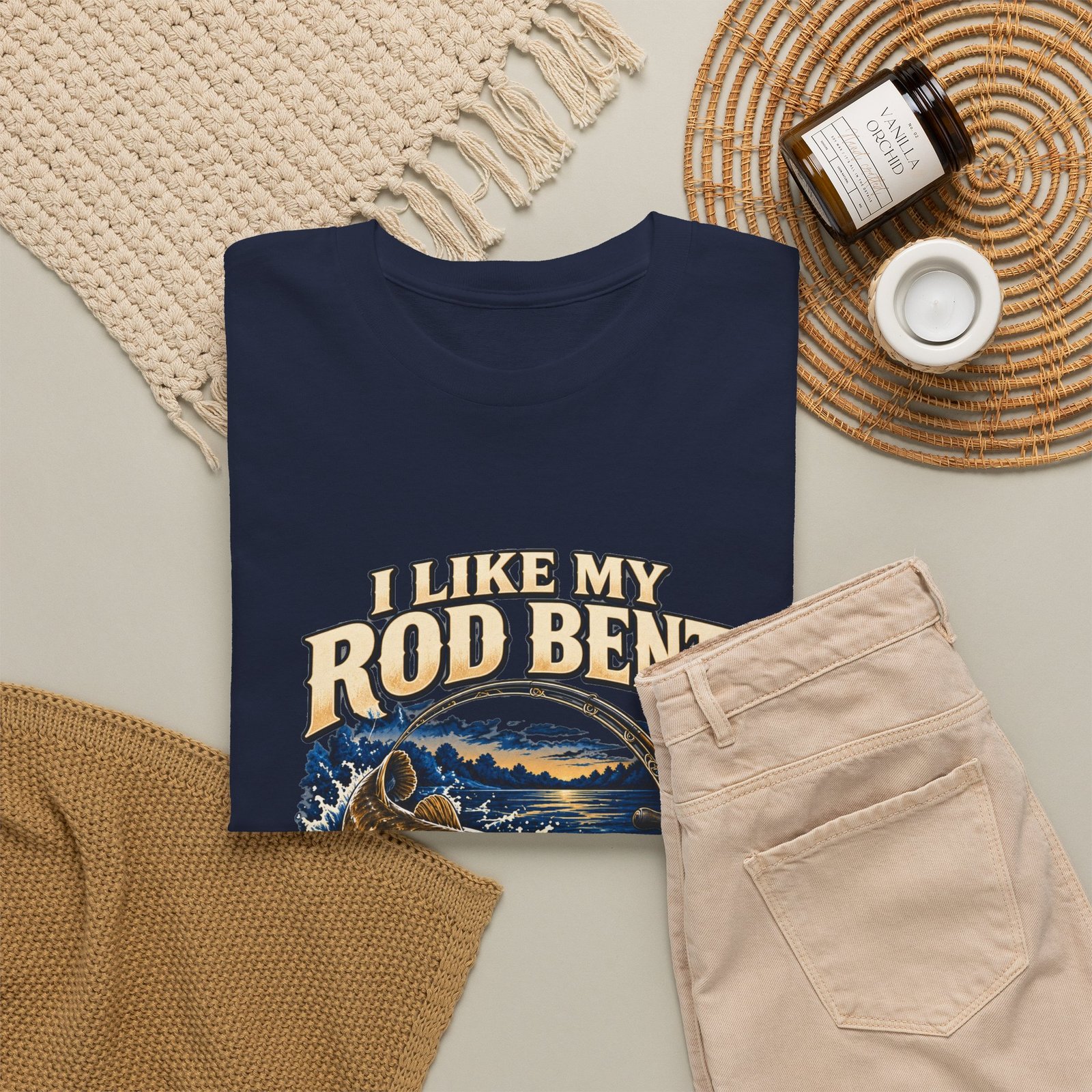 Blue Collar Flat Heads — Rod Bent, Reel Screaming T-Shirt - Image 16