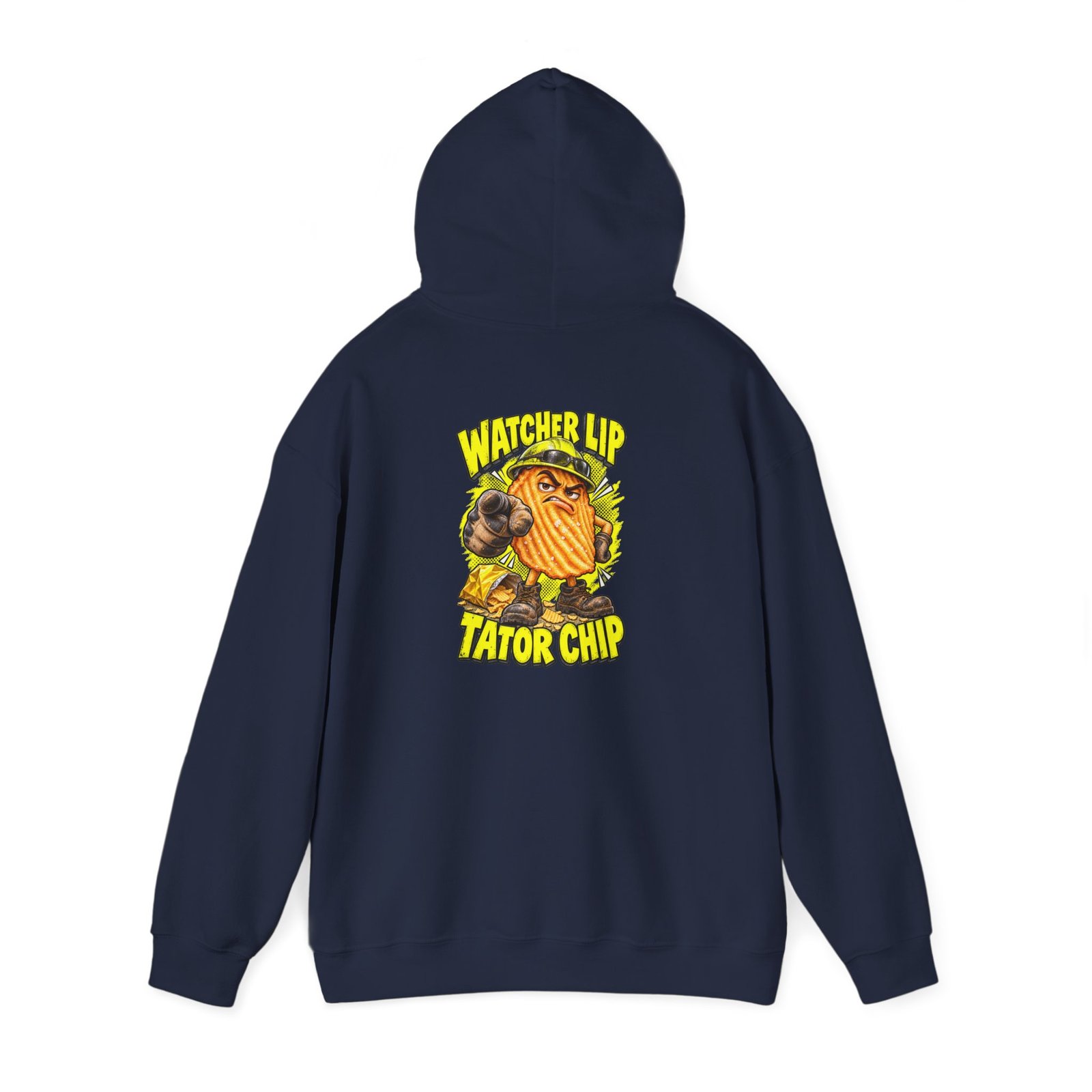 Watcher Lip Tator Chip | Back-Print Hoodie — Don’t Be a Ronnie - Image 13