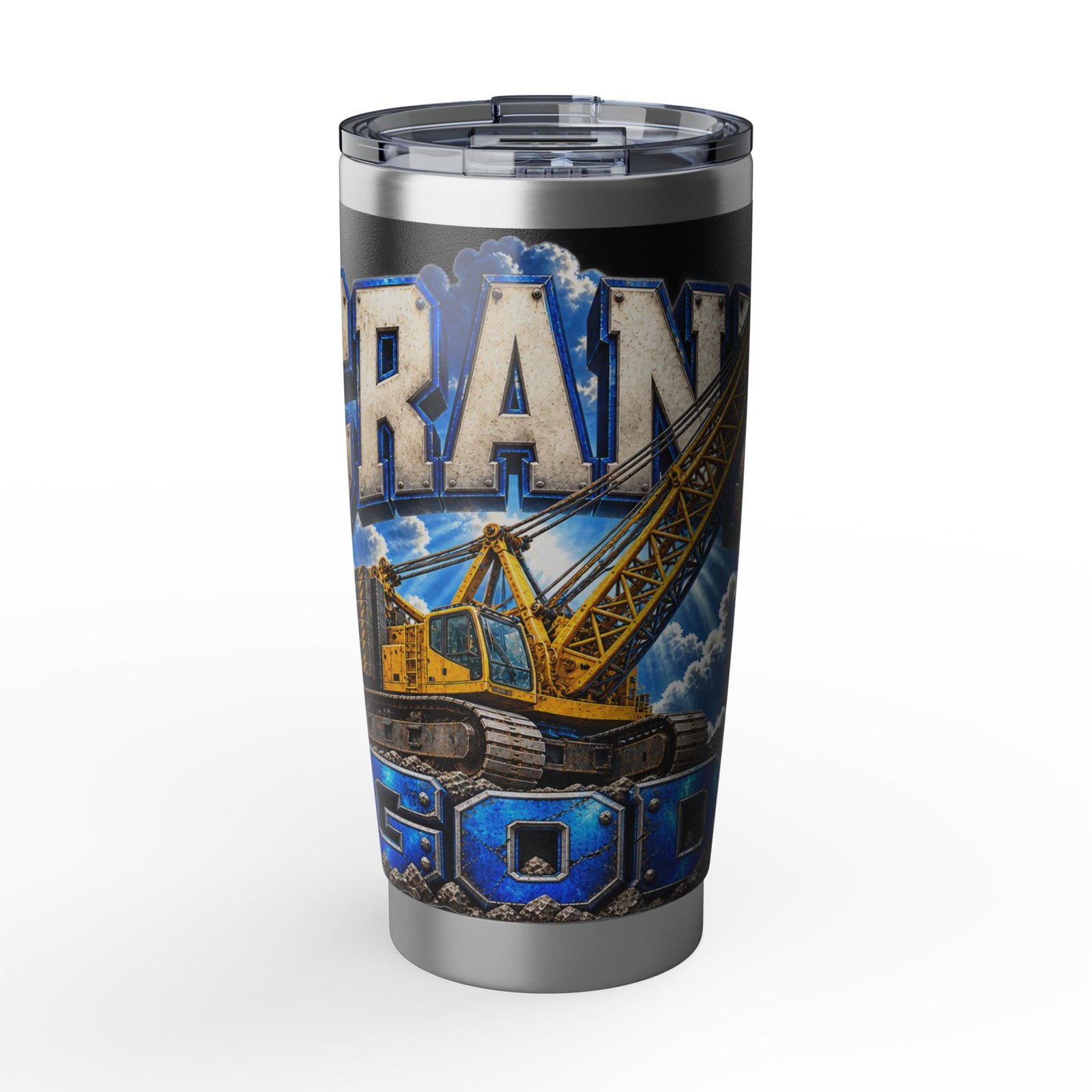 Crane God | Heavy Crane Operator 20oz Tumbler — Don’t Be a Ronnie - Image 5