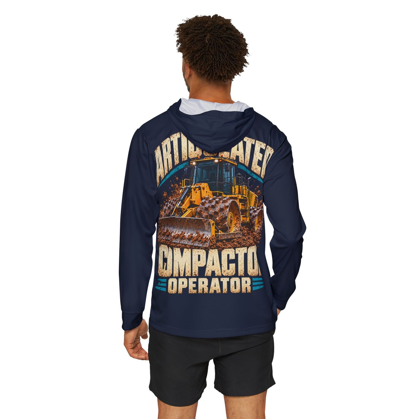 Articulated Compactor Operator — Navy Sports AOP Hoodie | Don’t Be a Ronnie - Image 4