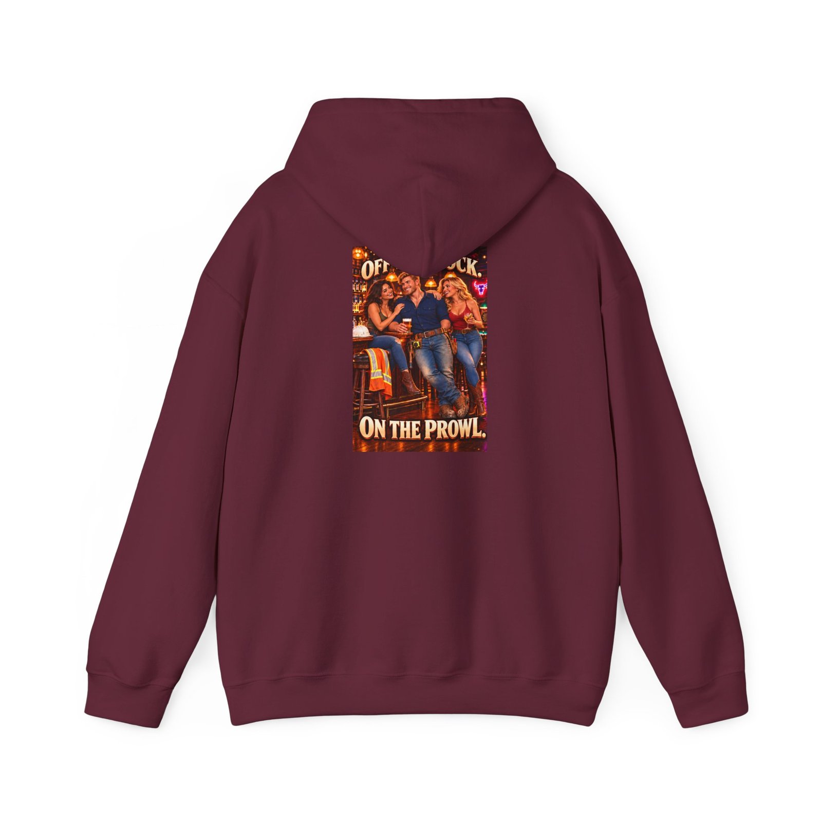 Off the Clock. On the Prowl. — Blue-Collar Hoodie | Don’t Be a Ronnie - Image 5