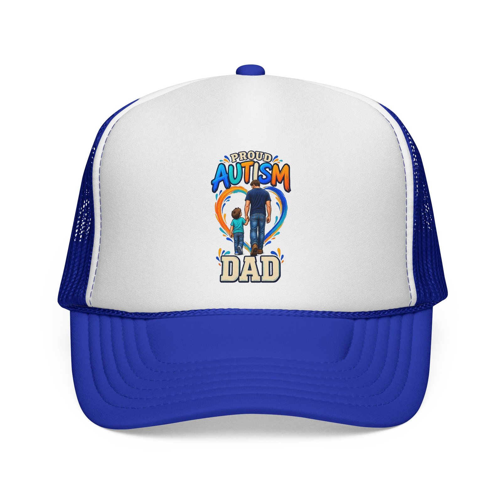 Proud Autism Dad Trucker Hat — Family Pride - Image 7