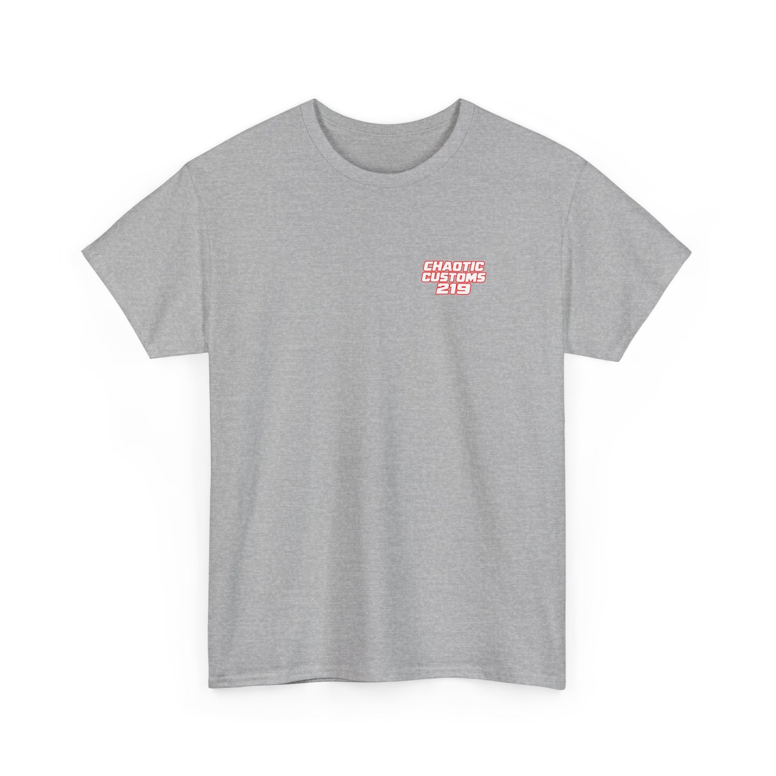Chaotic Customs 219 — Blue Collar Built. Chaos Driven. T-Shirt - Image 4