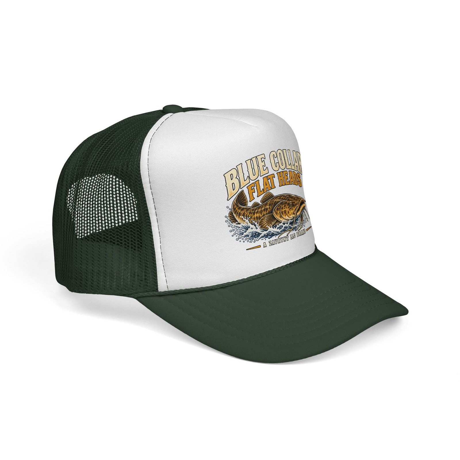 Blue Collar Flat Heads — Flathead Trucker Hat - Image 6