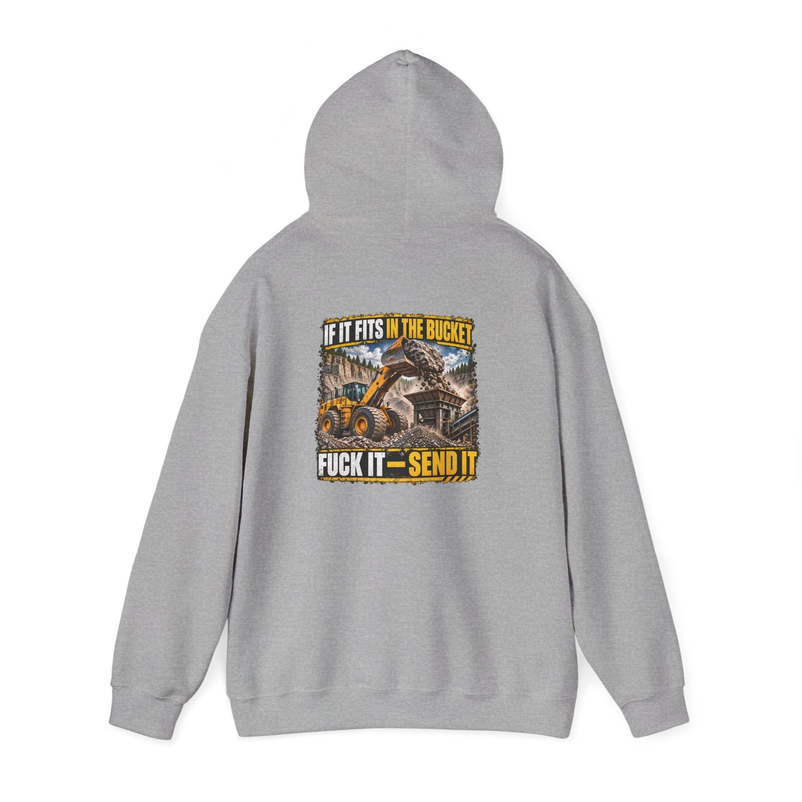 If It Fits in the Bucket, Fuck It — Send It Hoodie - Image 2
