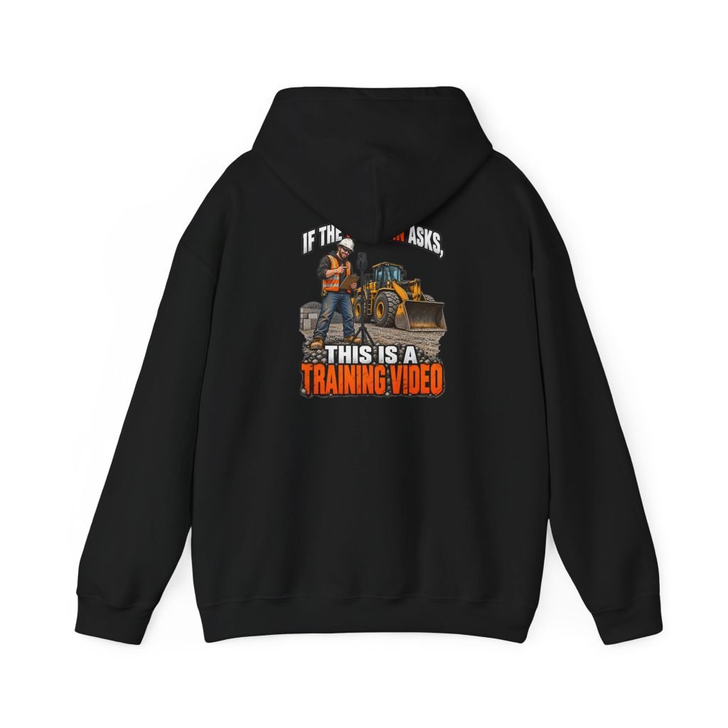 If the Foreman Asks, This Is a Training Video | Back-Print Hoodie — Don’t Be a Ronnie