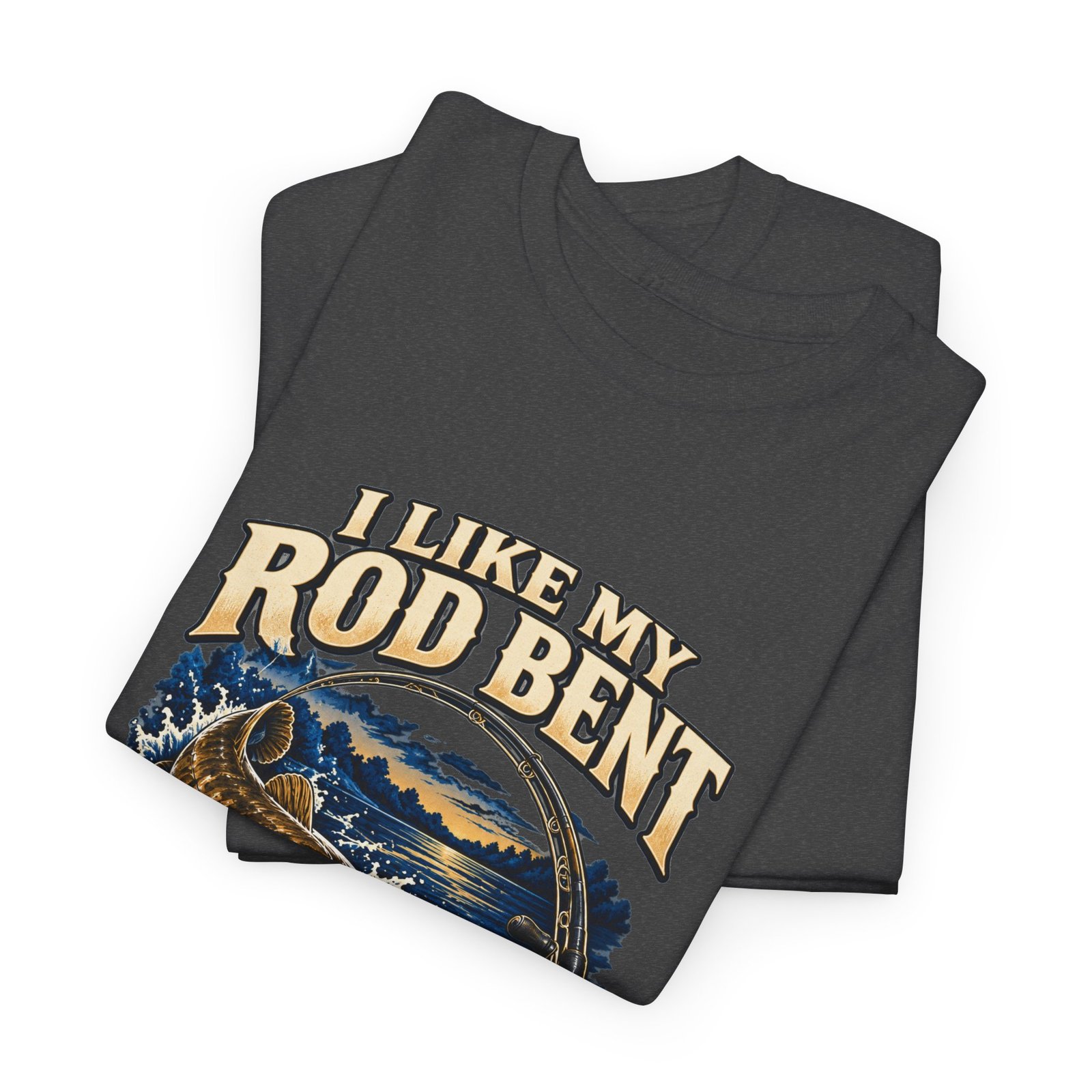 Blue Collar Flat Heads — Rod Bent, Reel Screaming T-Shirt - Image 11