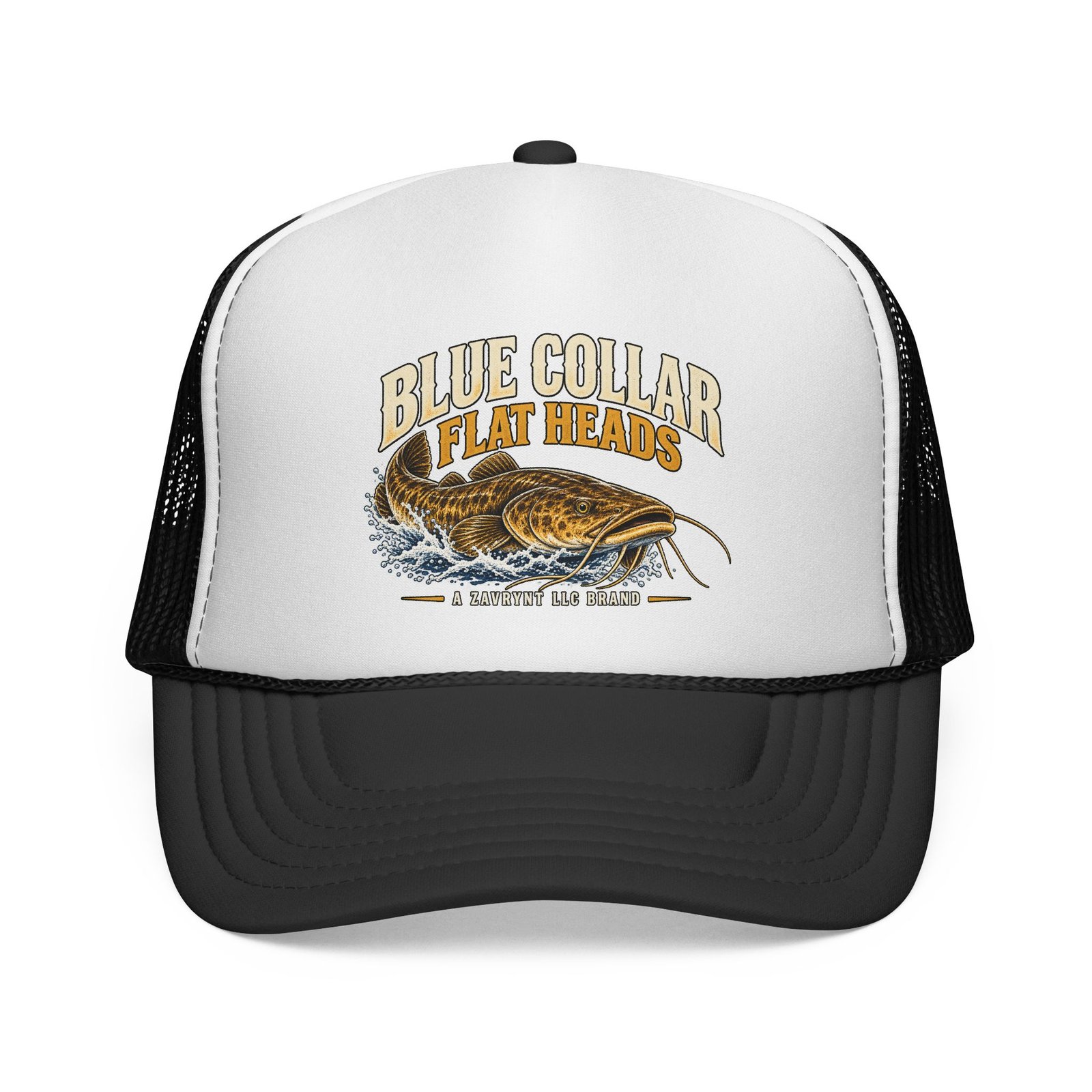 Blue Collar Flat Heads — Flathead Trucker Hat