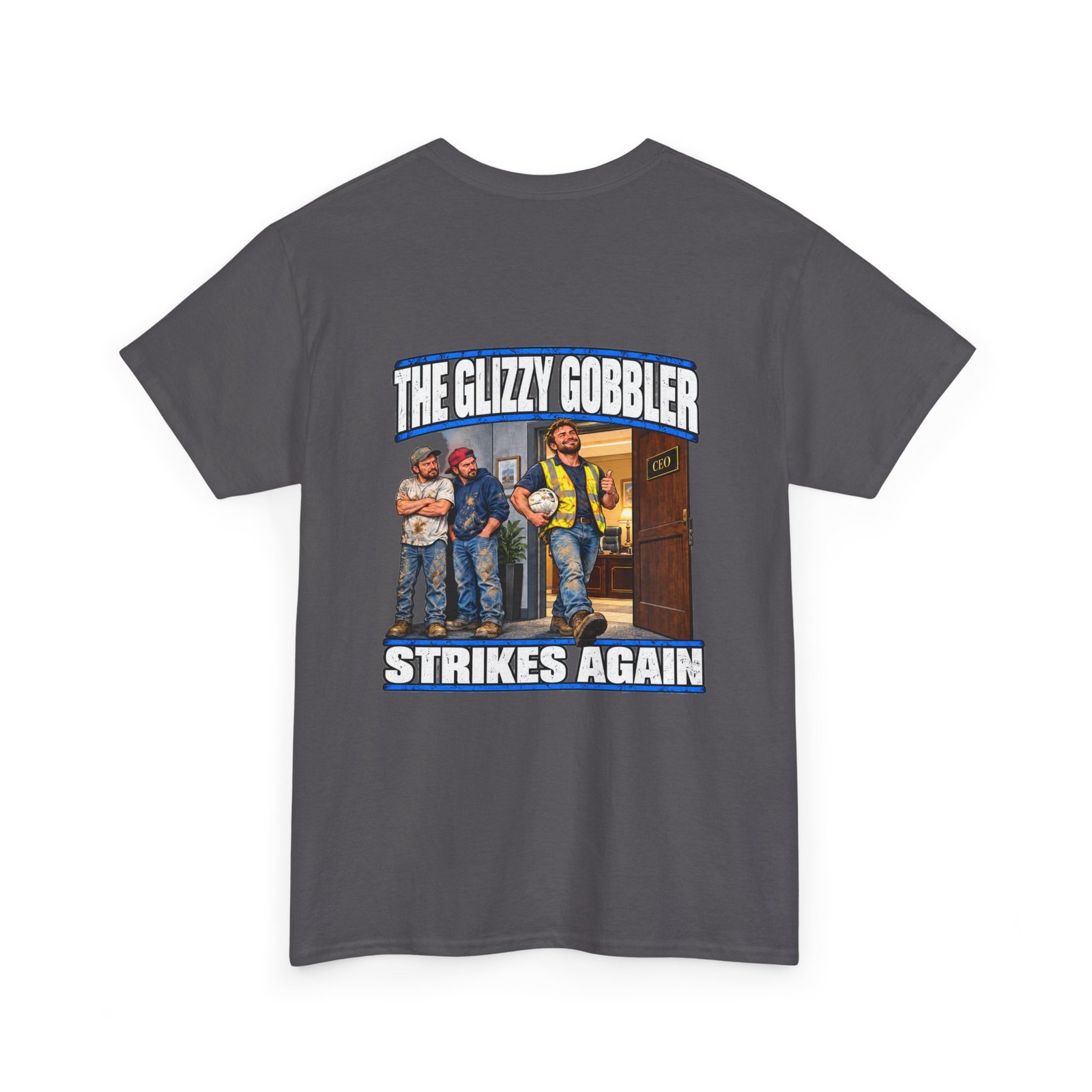 The Glizzy Gobbler Strikes Again — Don’t Be a Ronnie Construction T-Shirt - Image 5