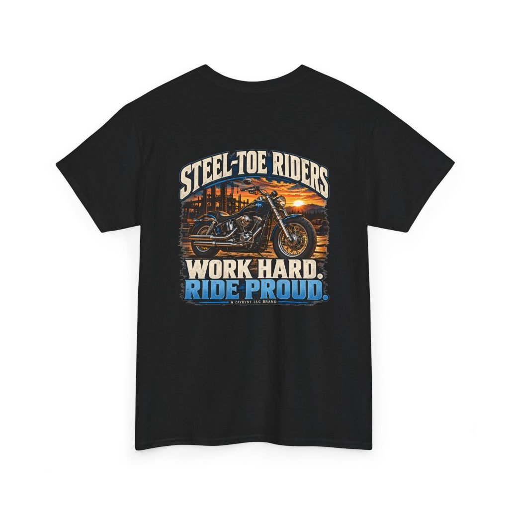 Work Hard. Ride Proud. | Steel-Toe Riders T-Shirt
