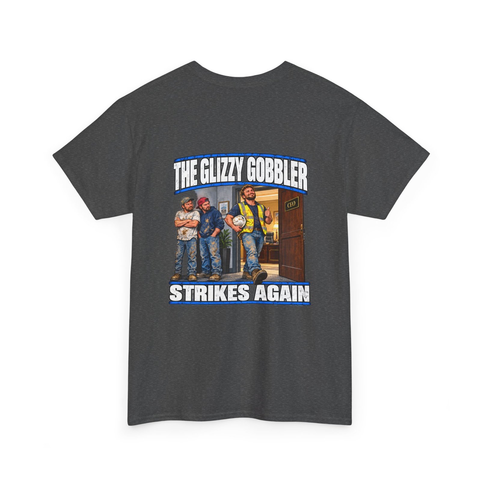 The Glizzy Gobbler Strikes Again — Don’t Be a Ronnie Construction T-Shirt - Image 4