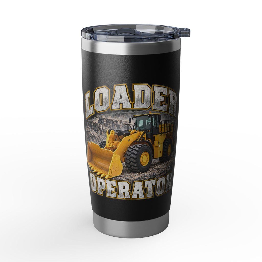Loader Operator — Quarry Loader 20oz Tumbler
