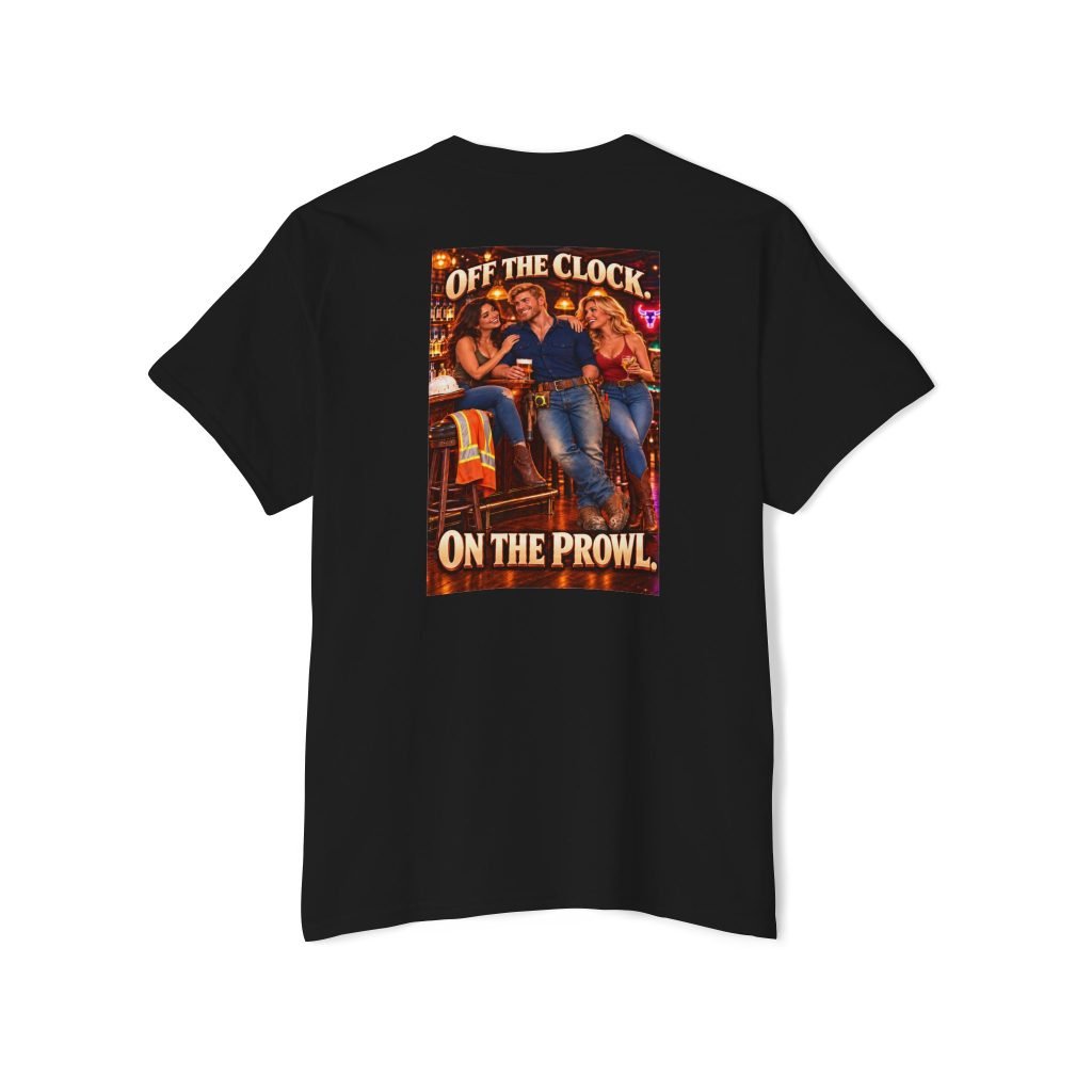 Off the Clock. On the Prowl. — Blue-Collar Pocket Tee | Don’t Be a Ronnie
