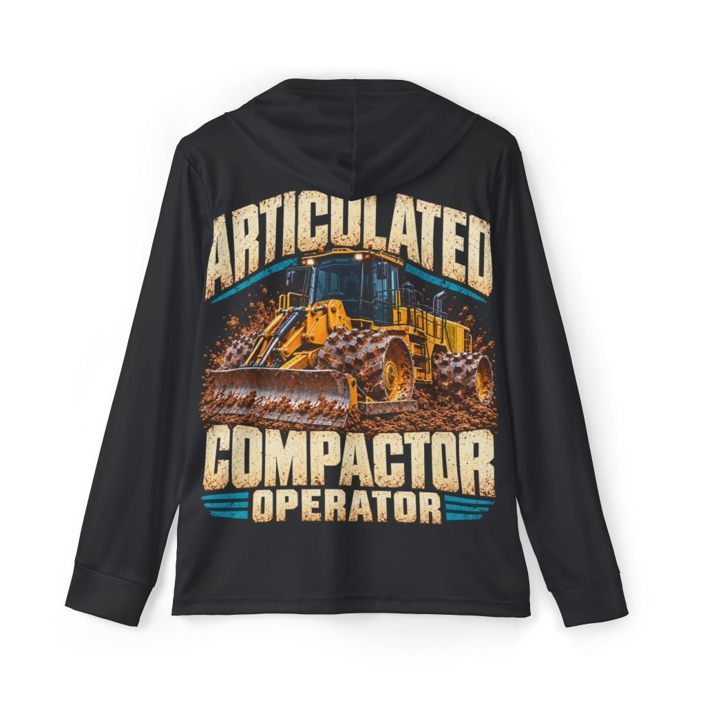 Articulated Compactor Operator — Black Sports AOP Hoodie | Don’t Be a Ronnie