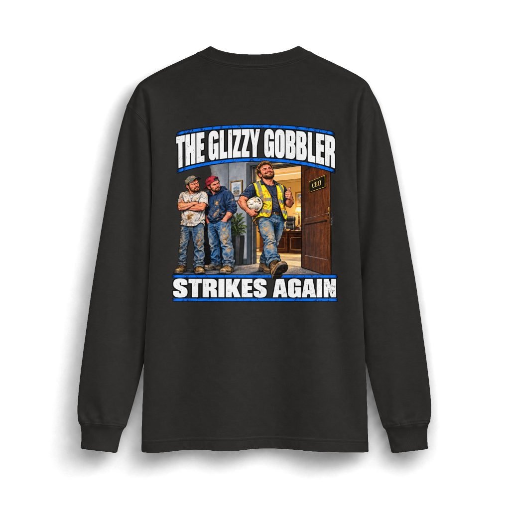 The Glizzy Gobbler Strikes Again — Heavyweight Long-Sleeve Work Shirt