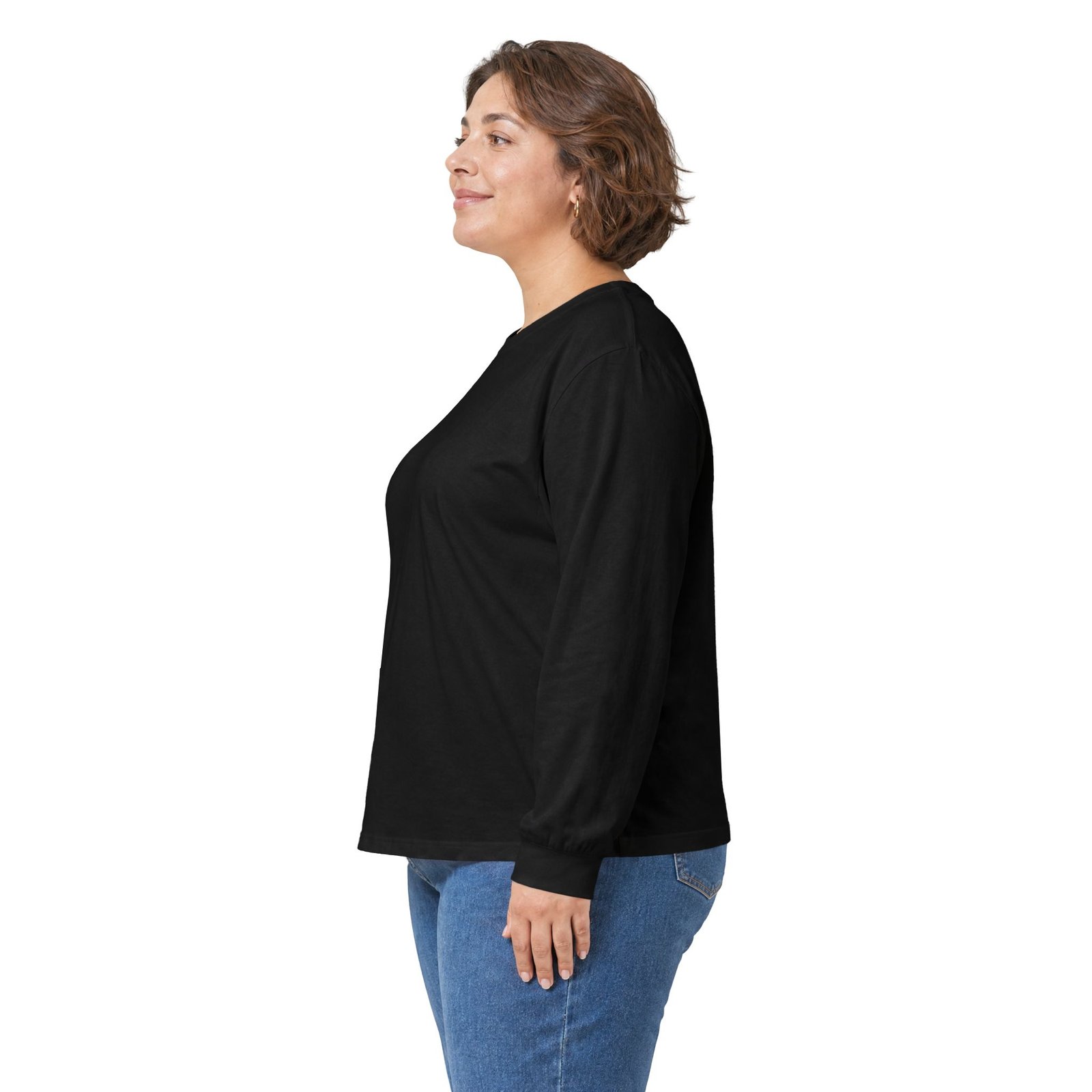 When the Crane Stops, the Whole Job Stops | Back-Print Long-Sleeve Shirt — Don’t Be a Ronnie - Image 6