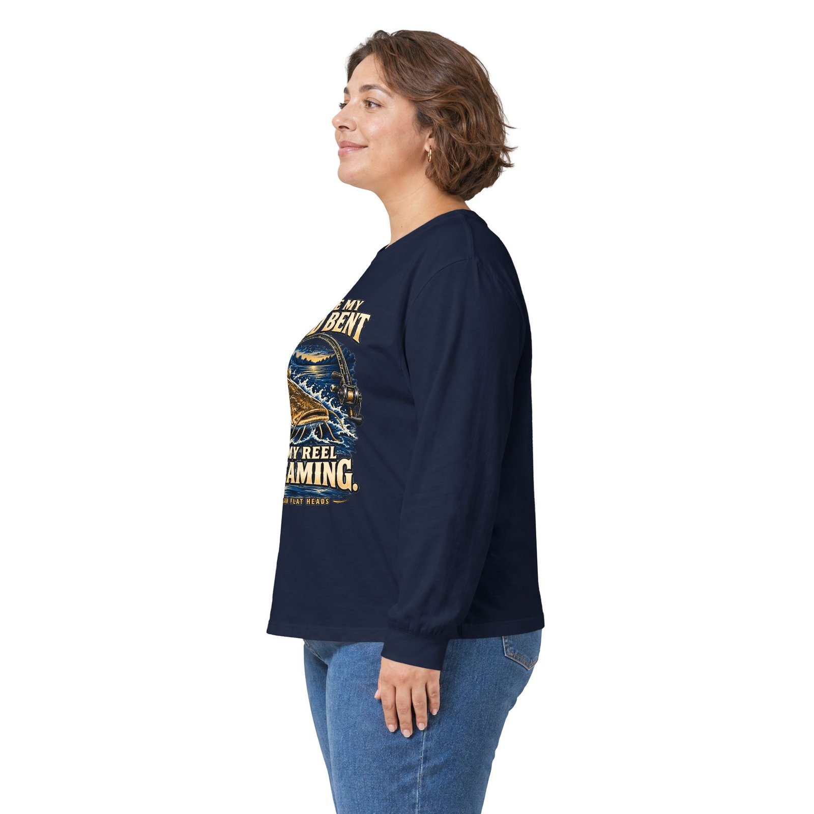 Blue Collar Flat Heads — Rod Bent, Reel Screaming Long Sleeve - Image 16