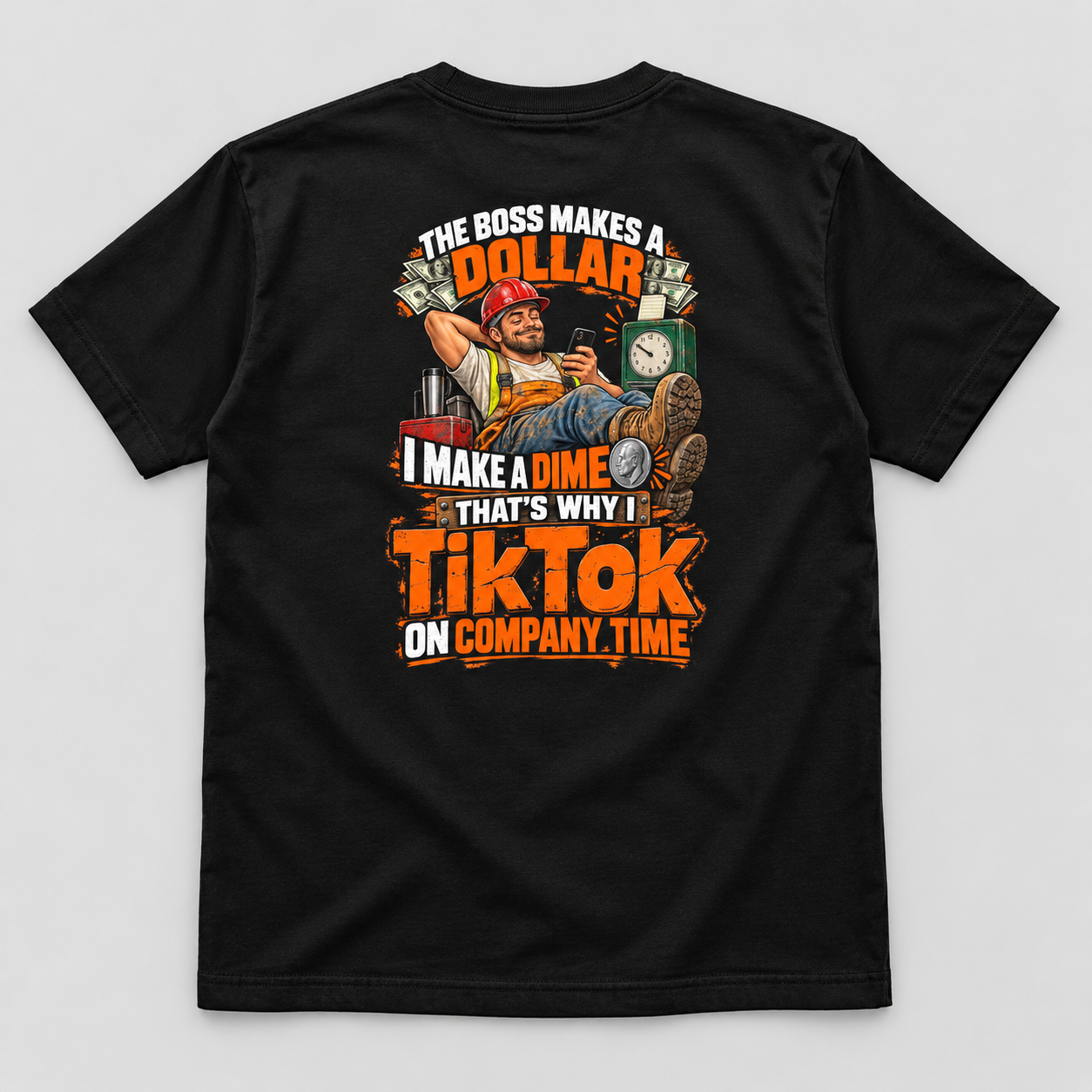 TikTok on Company Time | Boss Makes a Dollar Pocket T-Shirt — Don’t Be a Ronnie