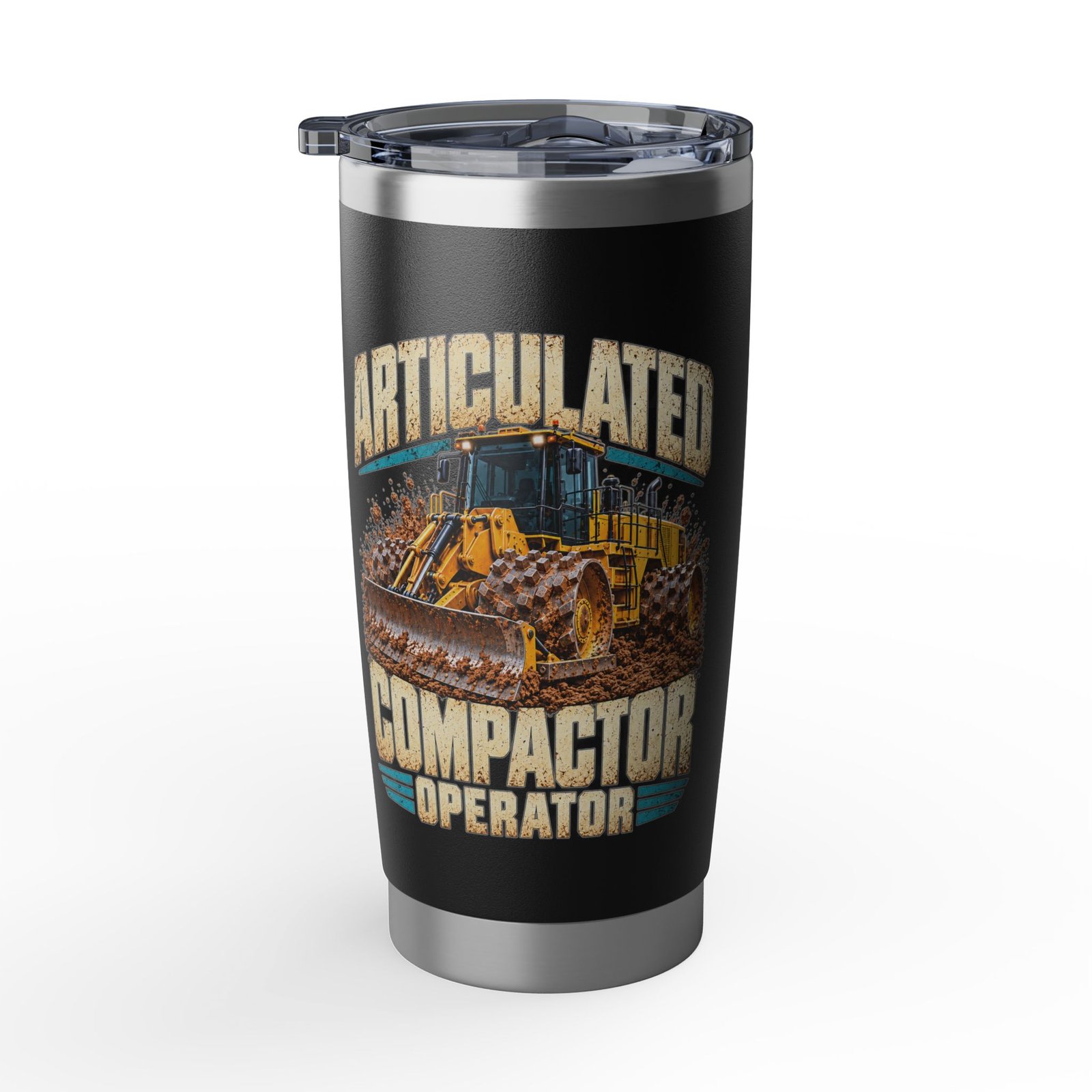 Articulated Compactor Operator 20oz Tumbler | Don’t Be a Ronnie